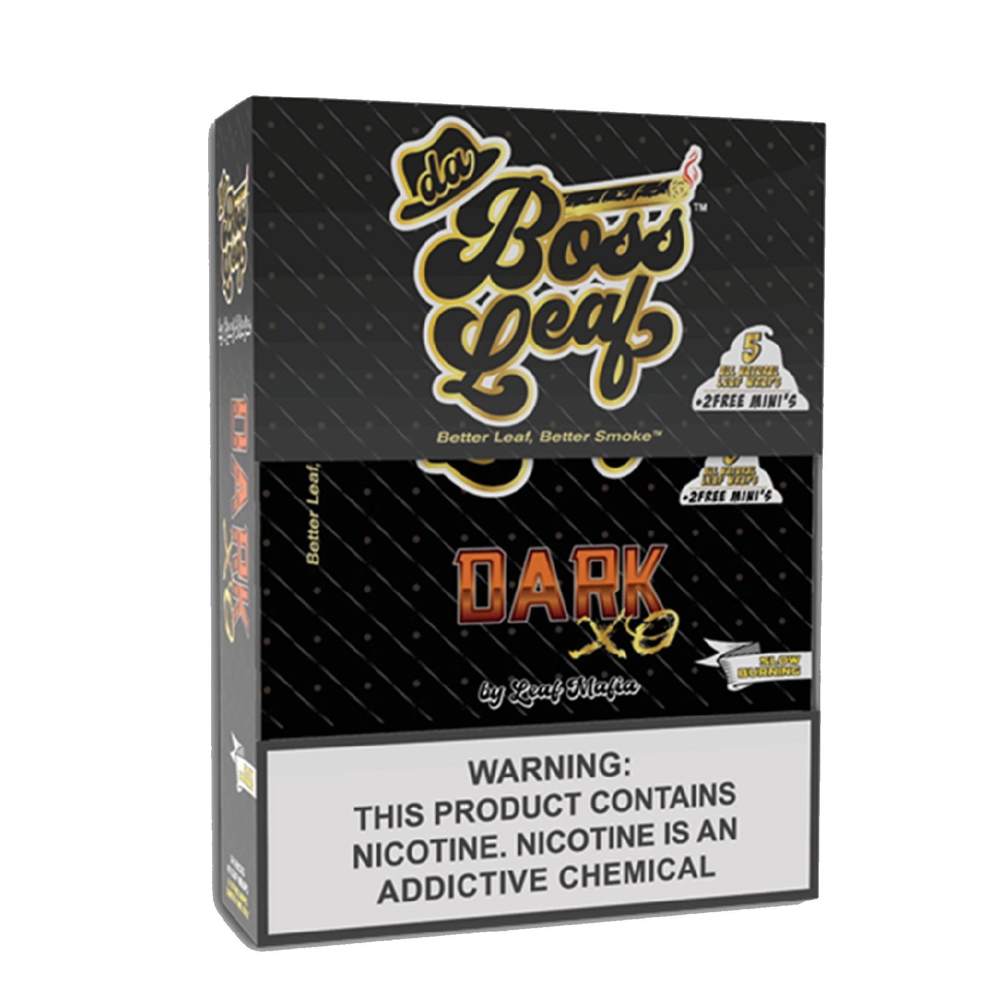 Da Boss Wraps Tru Cuts 2CT 12PK - Dark Diamond