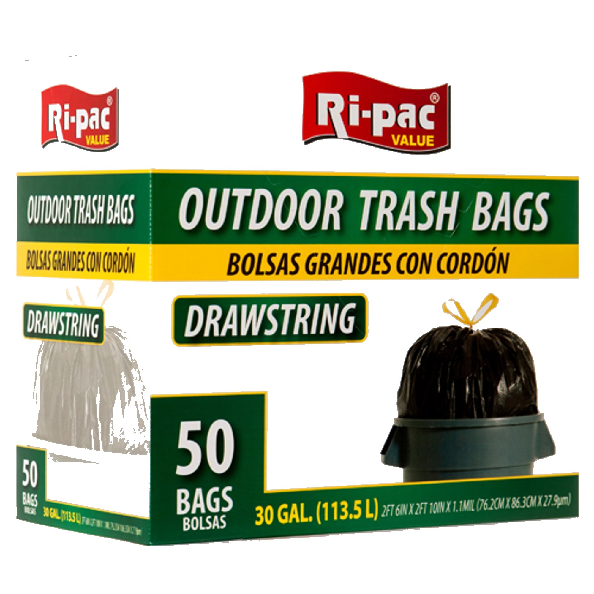 Ri-Pac Outdoor Trash Bags 50CT
