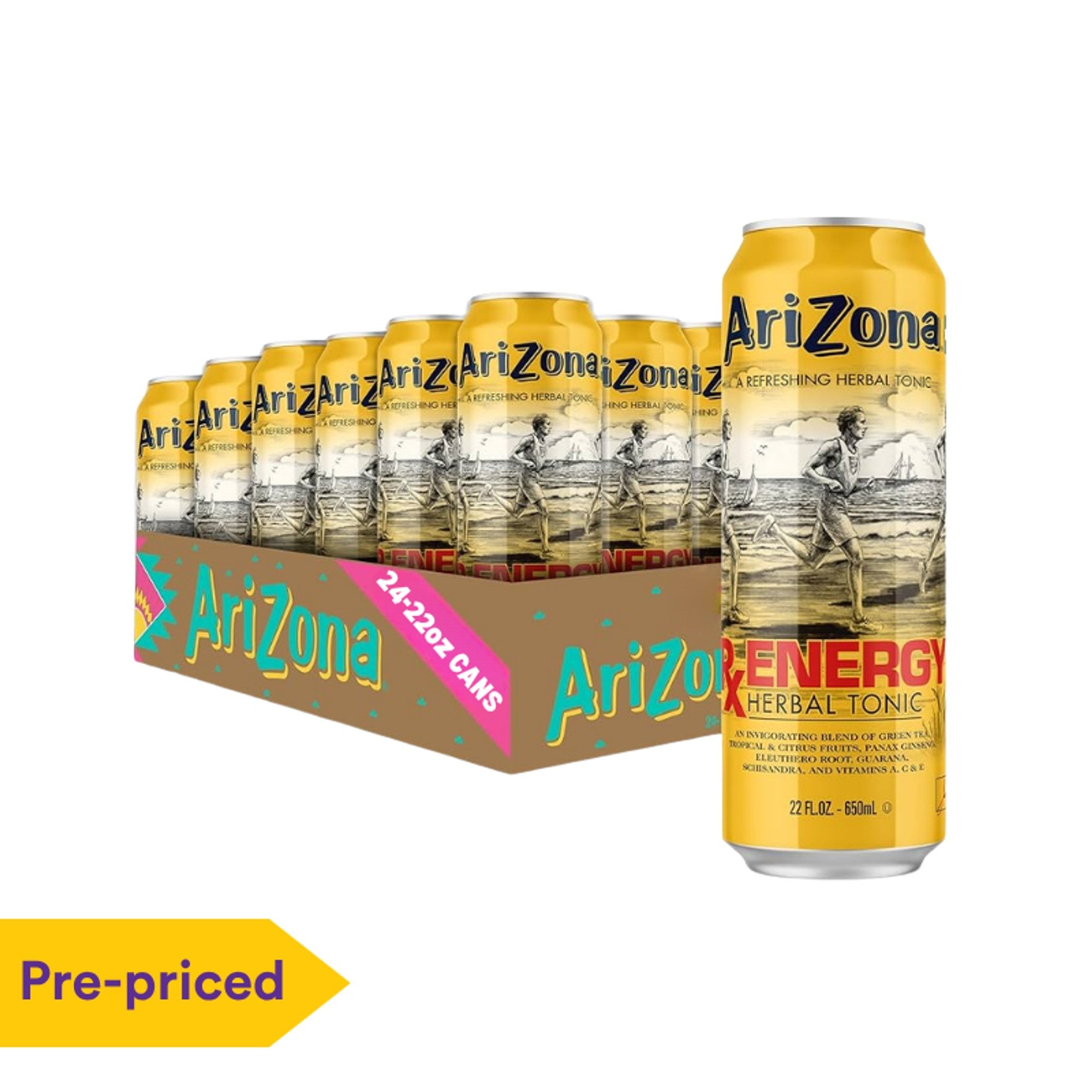 ARIZONA 22OZ 24CT RX ENERGY