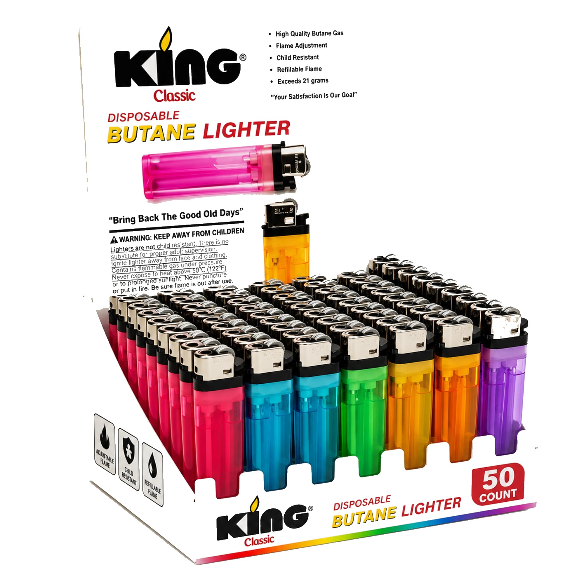 King Lighters 50PK