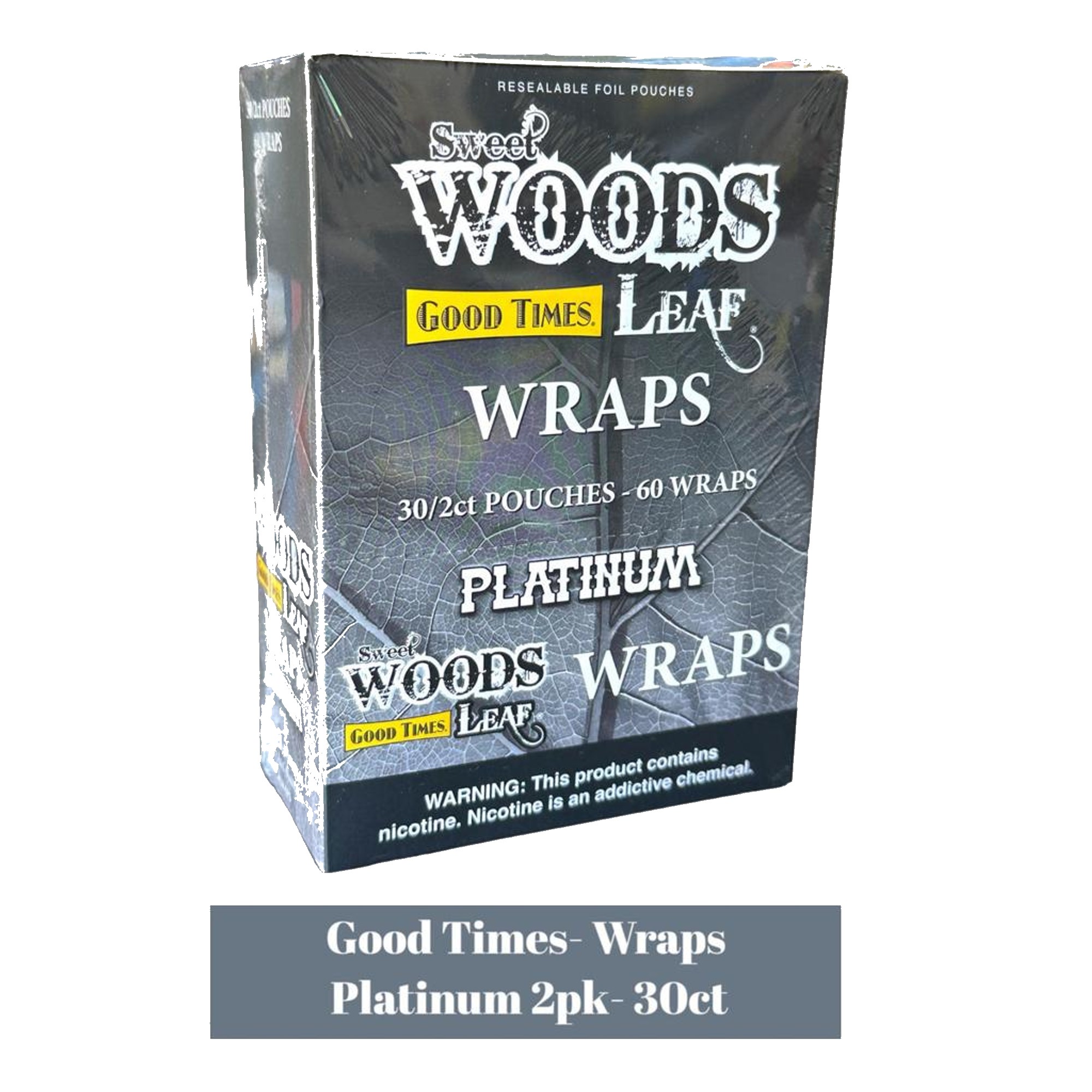 GOOD TIMES SWEET WOODS LEAF WRAPS 2 CT 30 PK PLATINUM