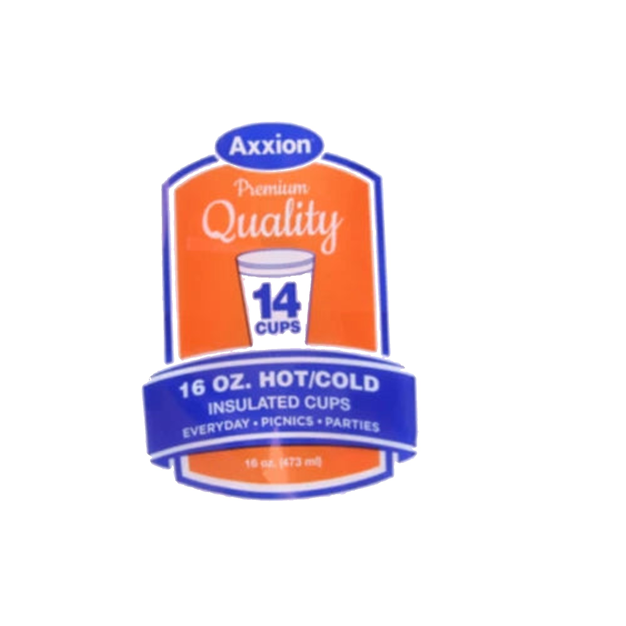 Axxion Foam Cups 16OZ 14CT