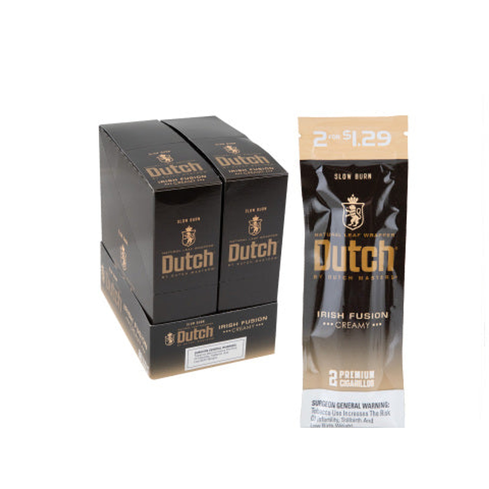 DUTCH MASTER $1.29 2 CT 30 PK IRISH FUSION