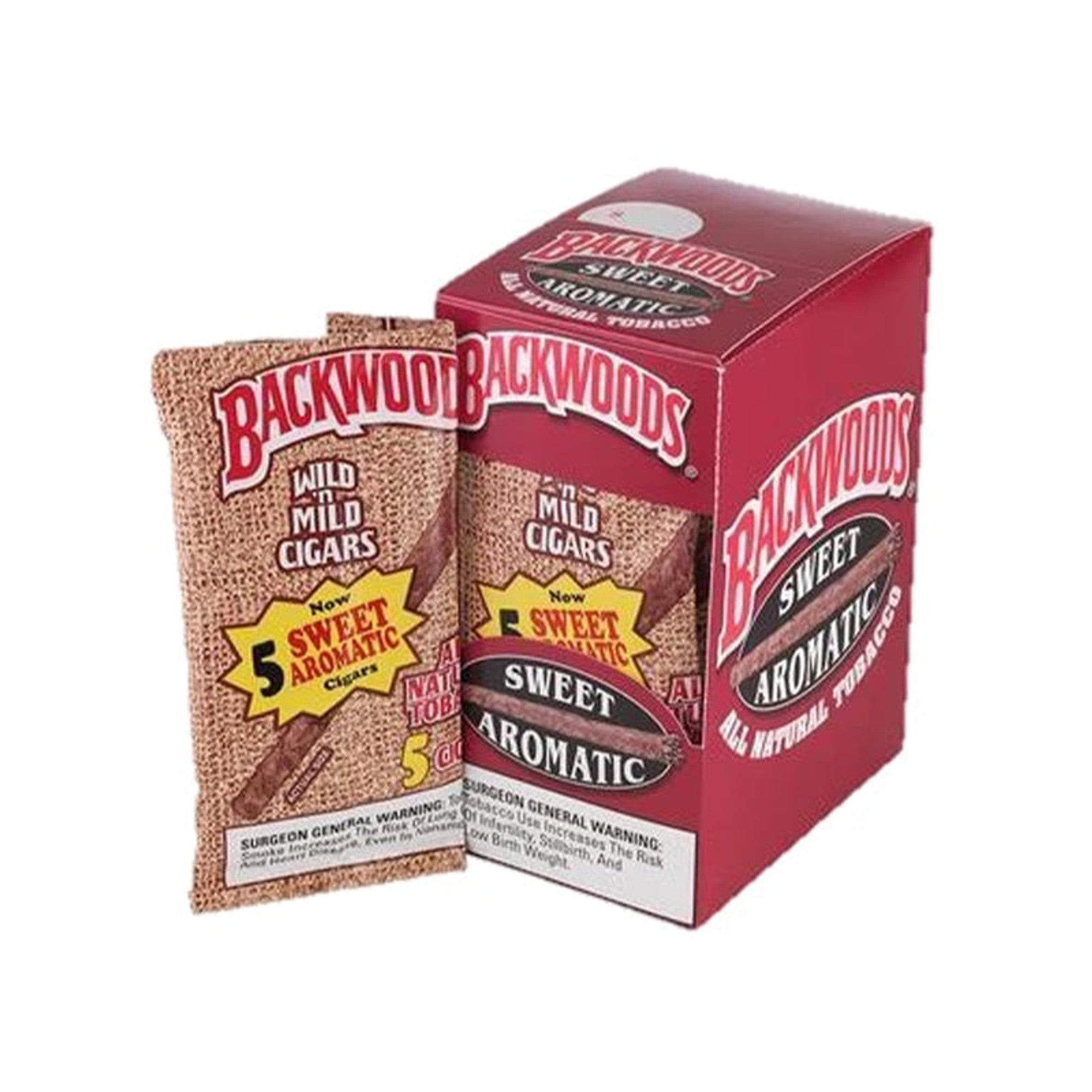 BACKWOODS 5 CT 8 PK SWEET AROMATIC