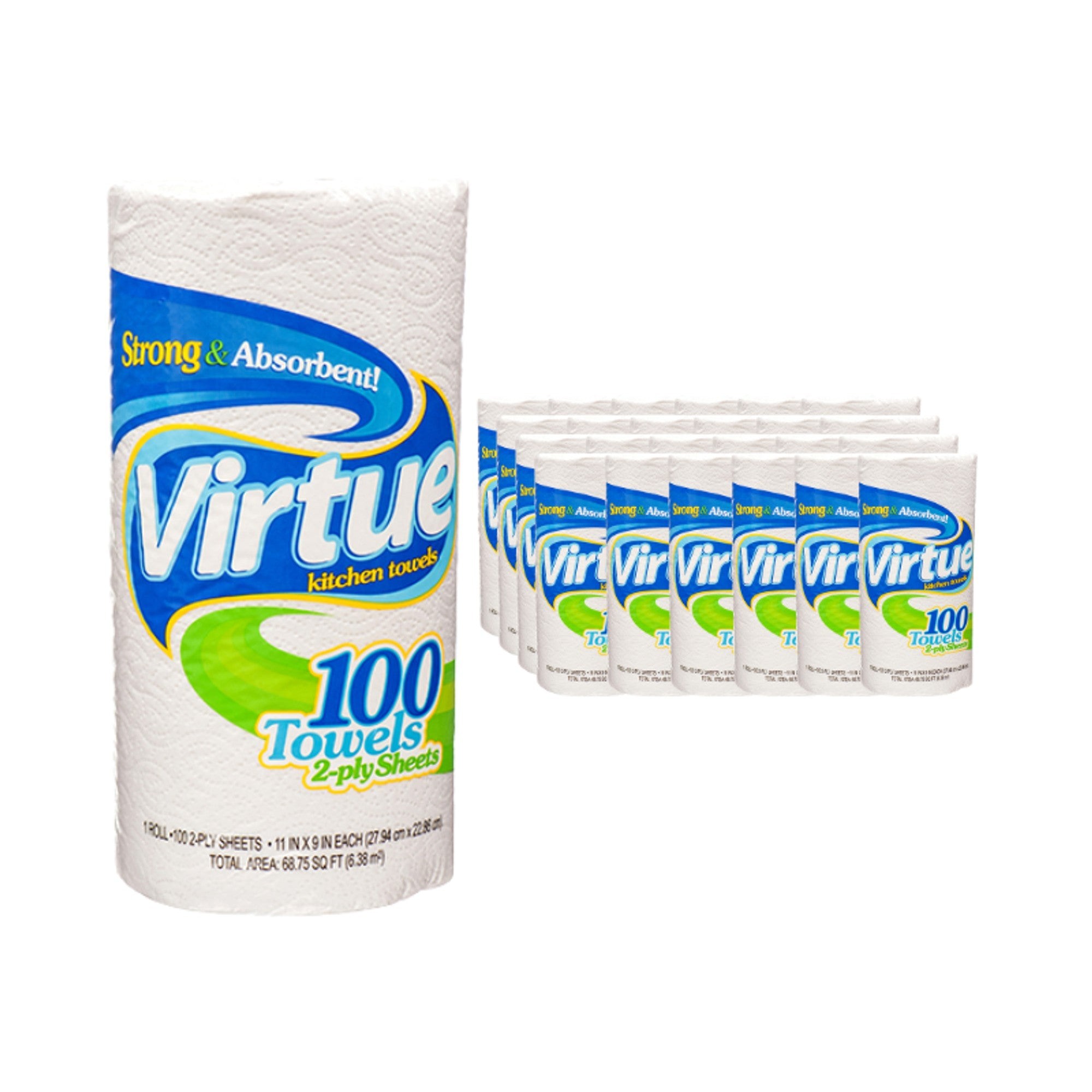 Virtue Kitchen Towels 100CT 24 PK