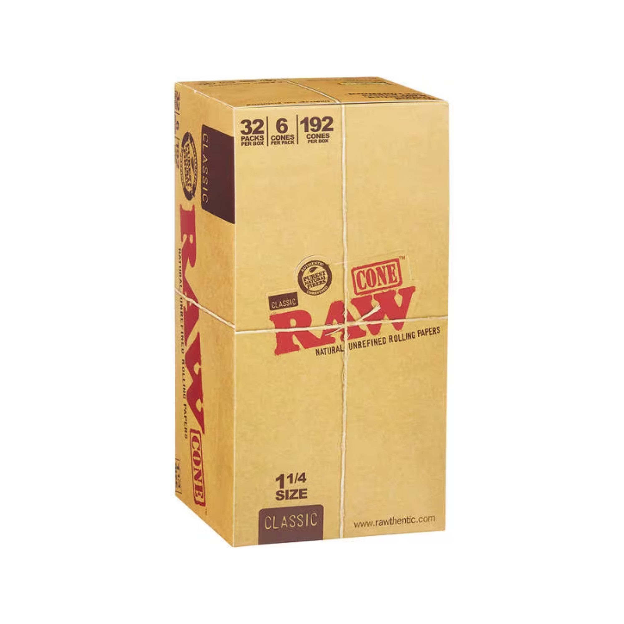 RAW Cones 1¼  6CT 32PK