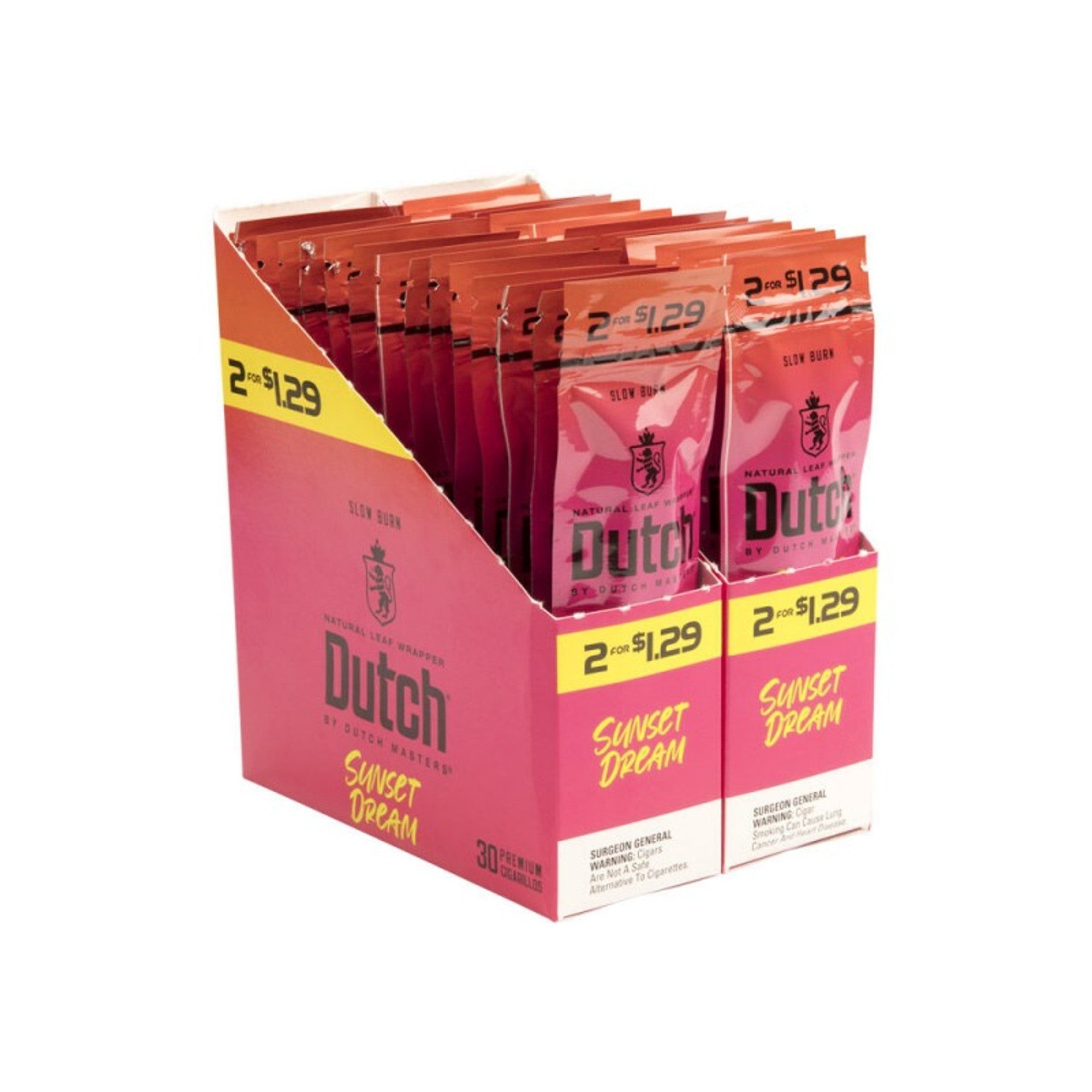 DUTCH MASTER $1.29 2 CT 30 PK SUNSET DREAM
