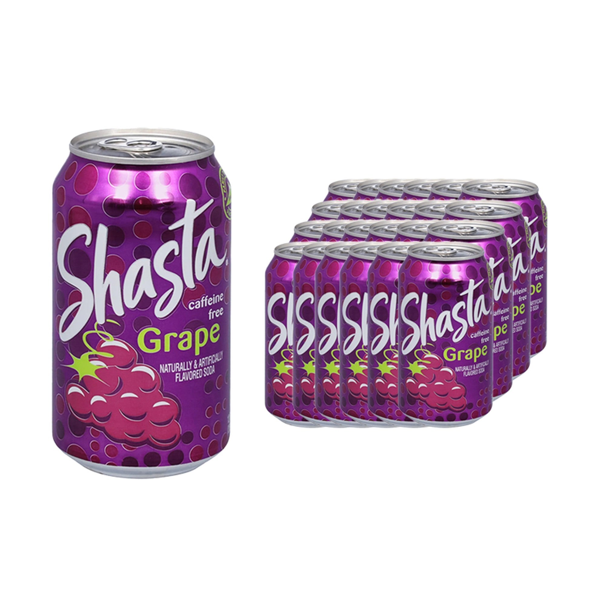 Shasta Grape 12OZ 24PK