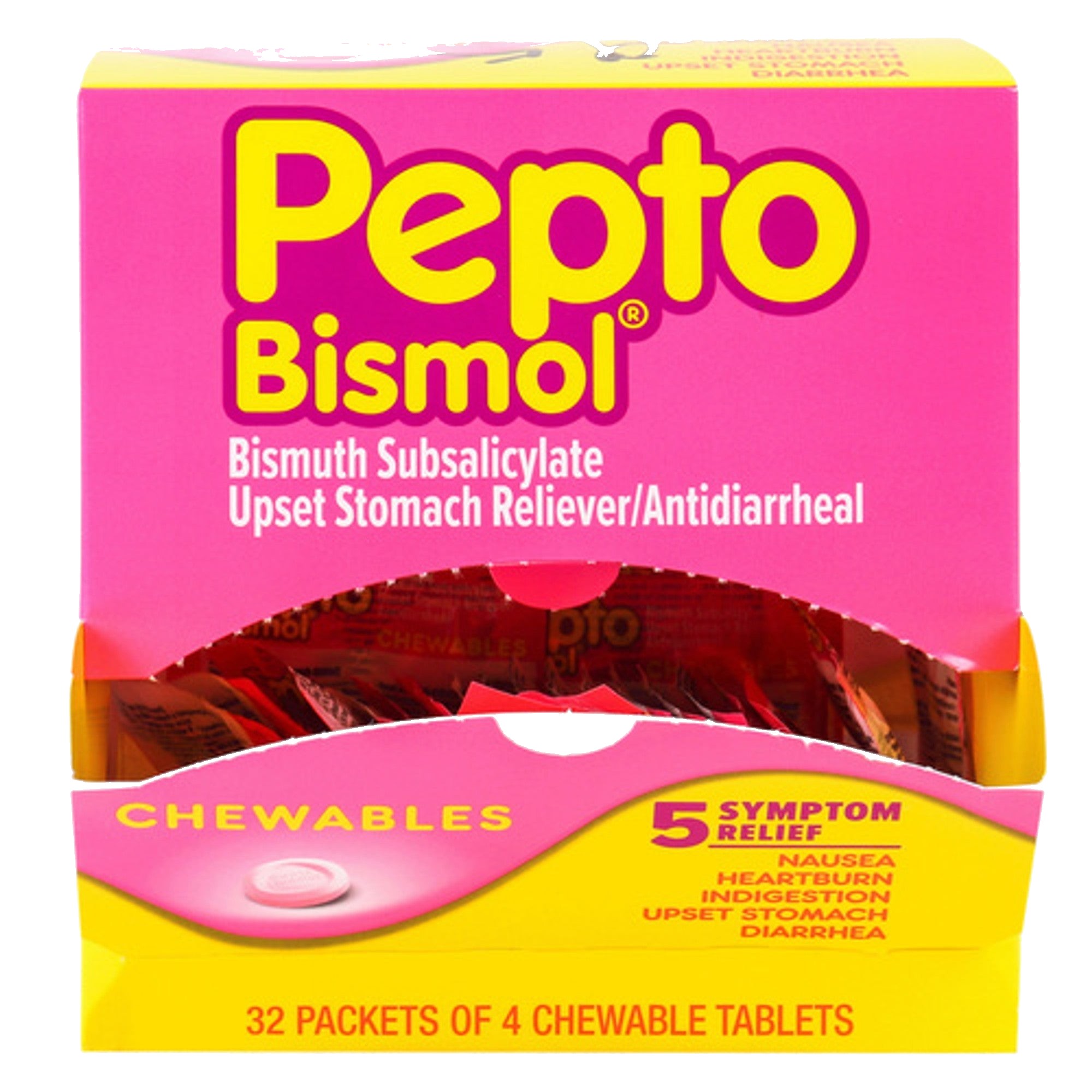 Pepto-Bismol Chews 4 CT 32 PK