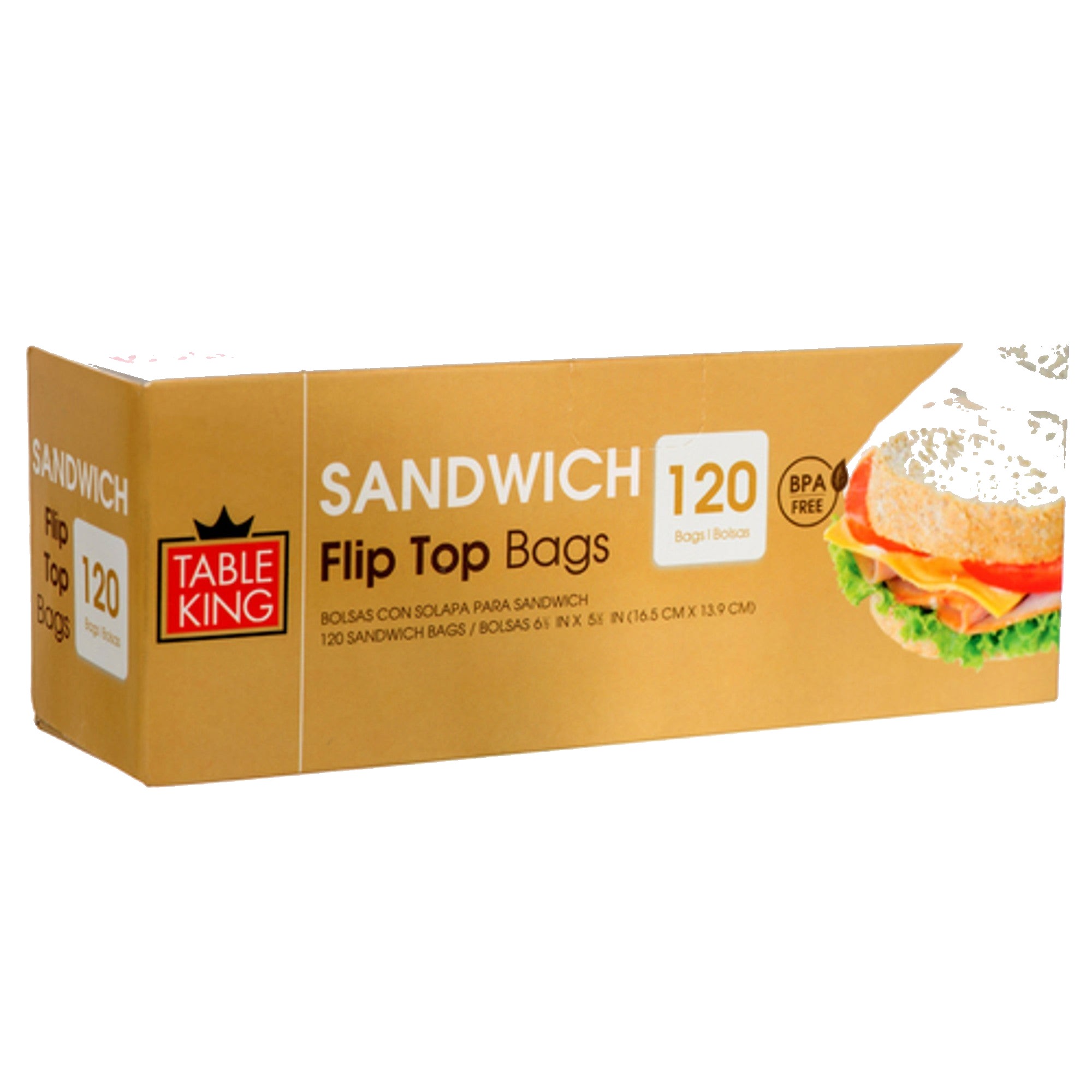 Table King Sandwich Bags Flip Top