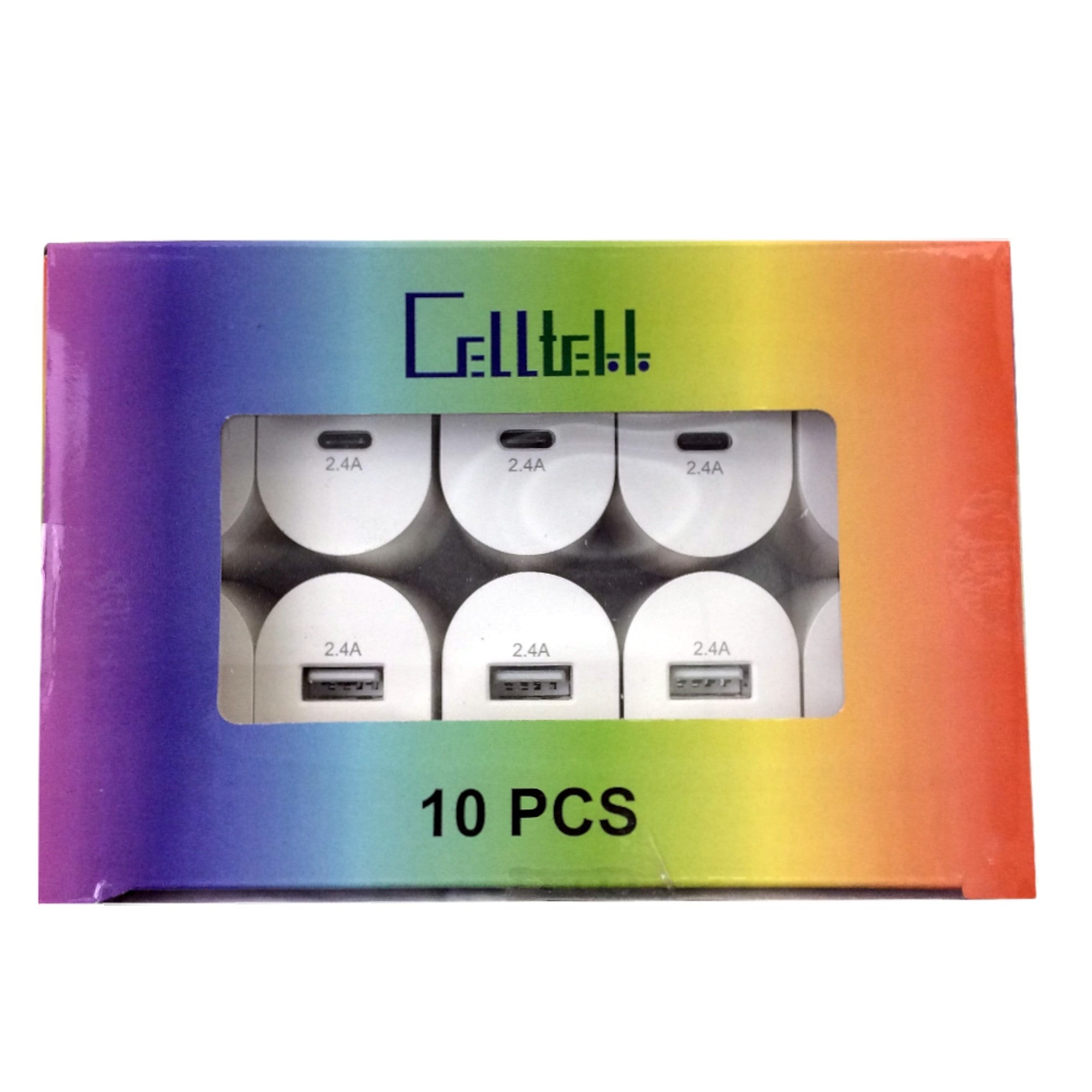 Celltekk USB Home Charger 10PK