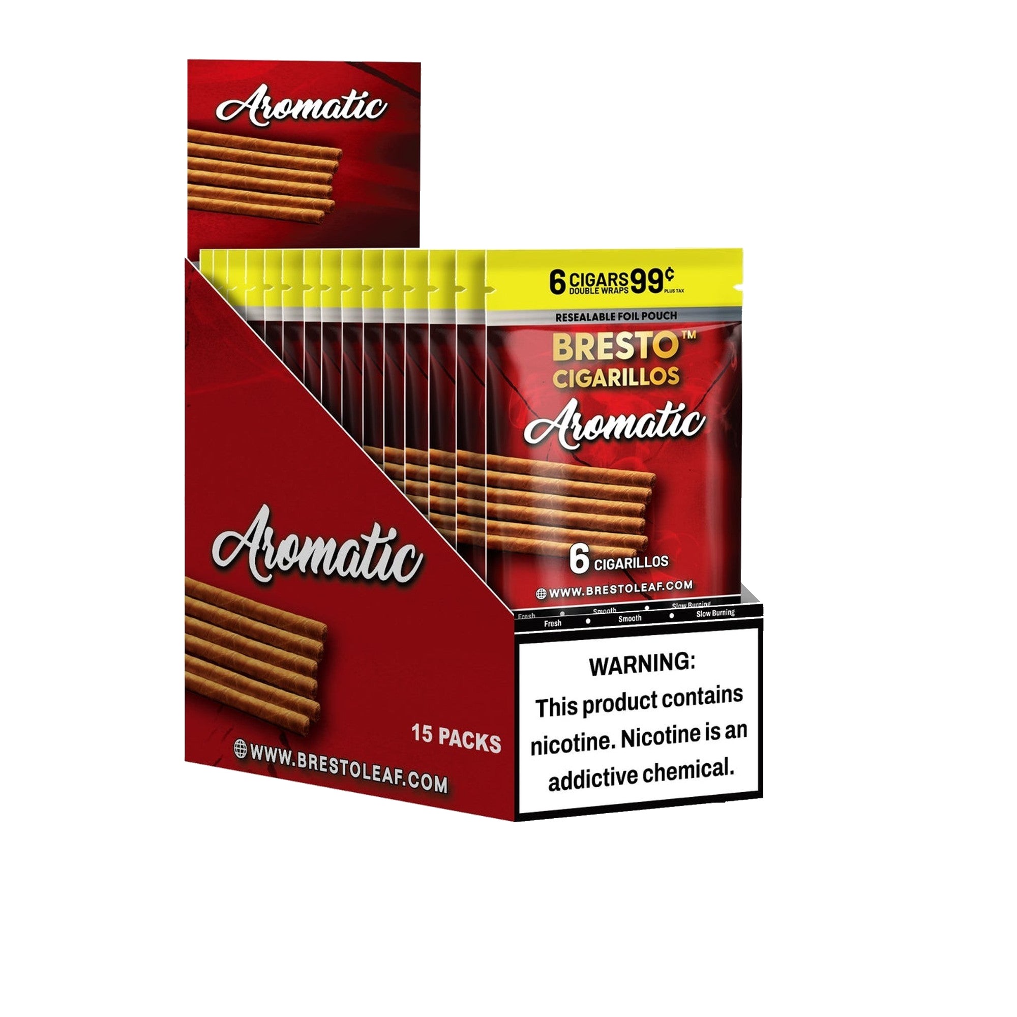 BRESTO LEAF 2 CT 20 PK AROMATIC