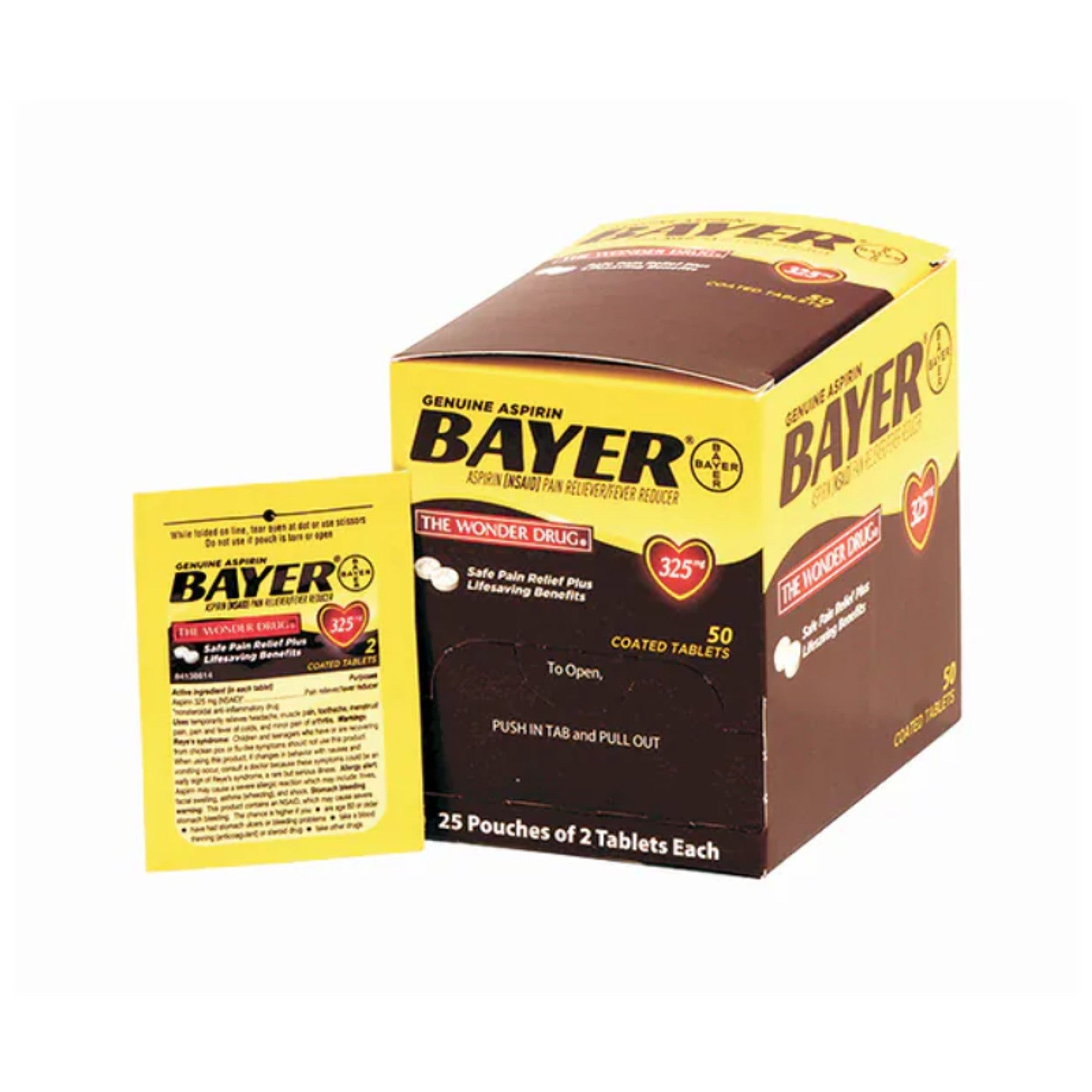 Bayer Coated Tablets 2CT 25PK