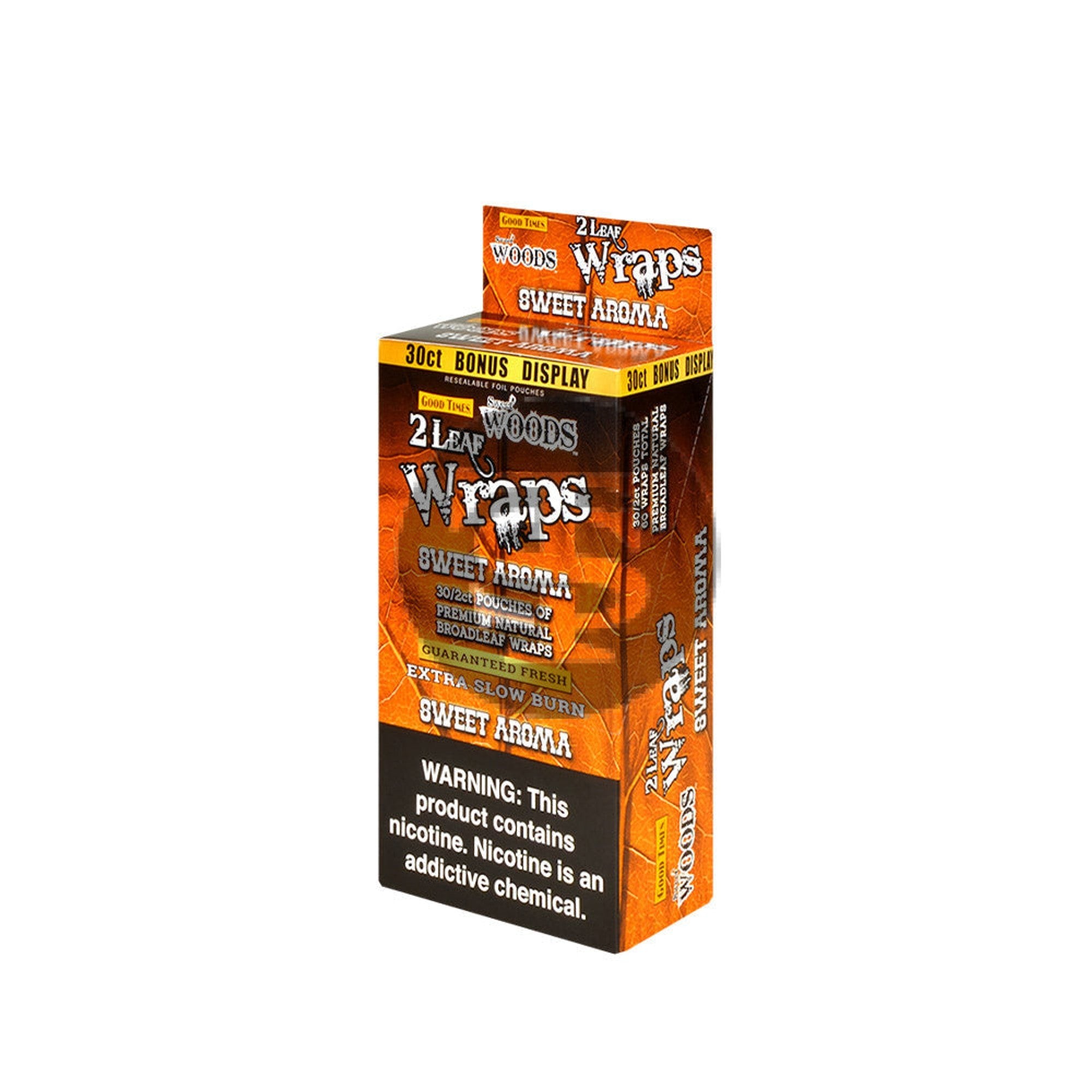 GOOD TIMES SWEET WOODS LEAF WRAPS 2 CT 30 PK 1SWEET AROMA