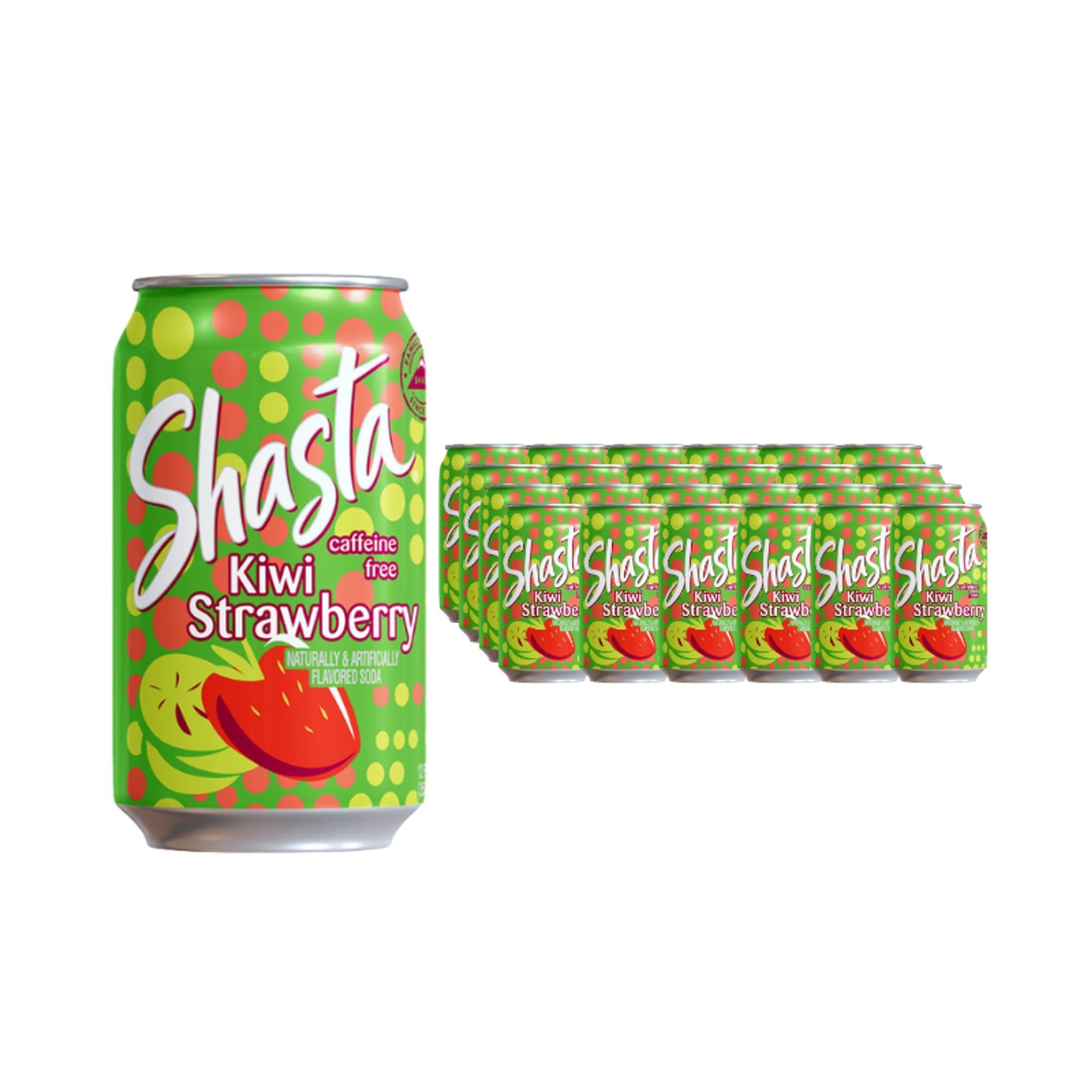 Shasta Tiki Strawberry 12OZ 24PK