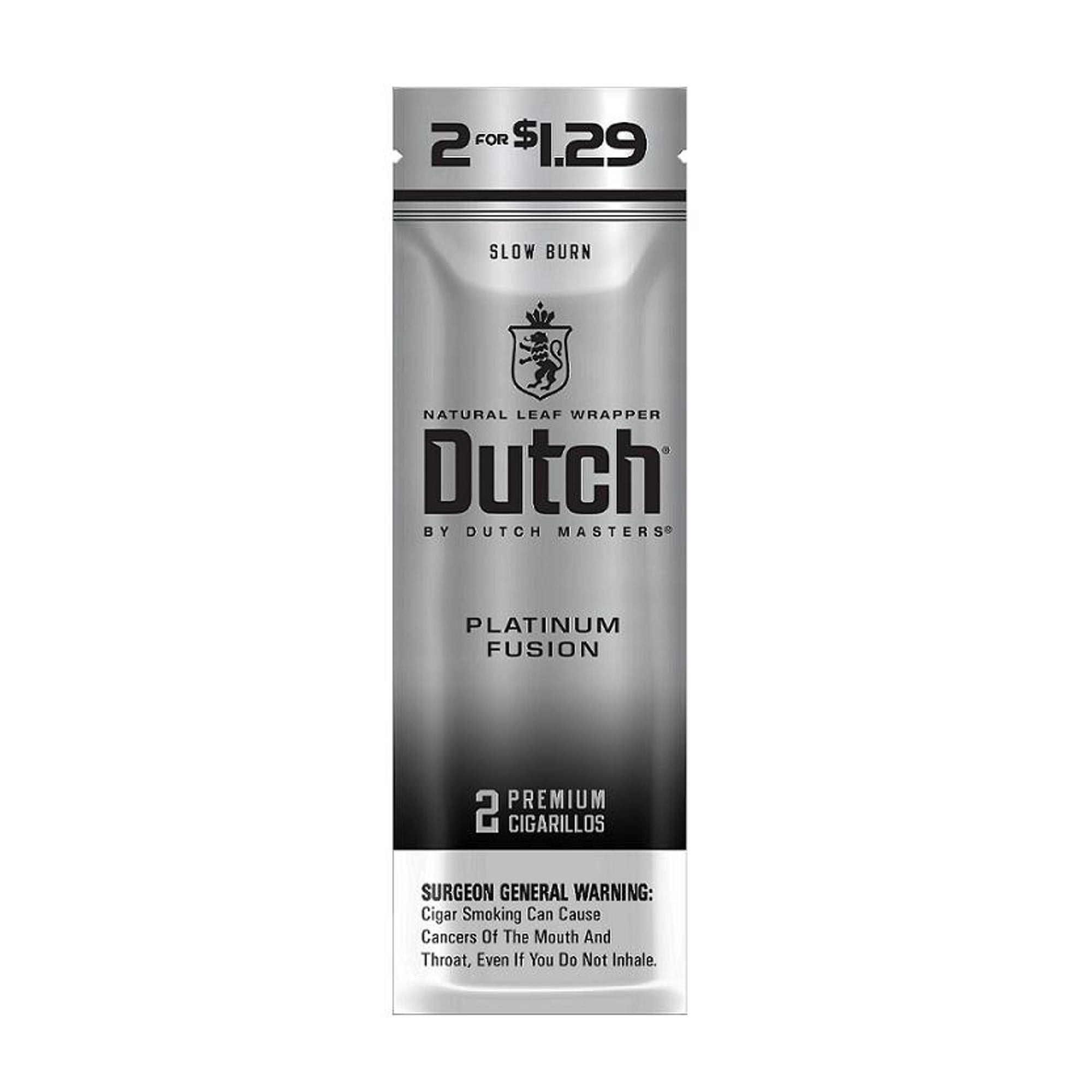 DUTCH MASTER SV2 2 CT 30 PK PLATINUM FUSION