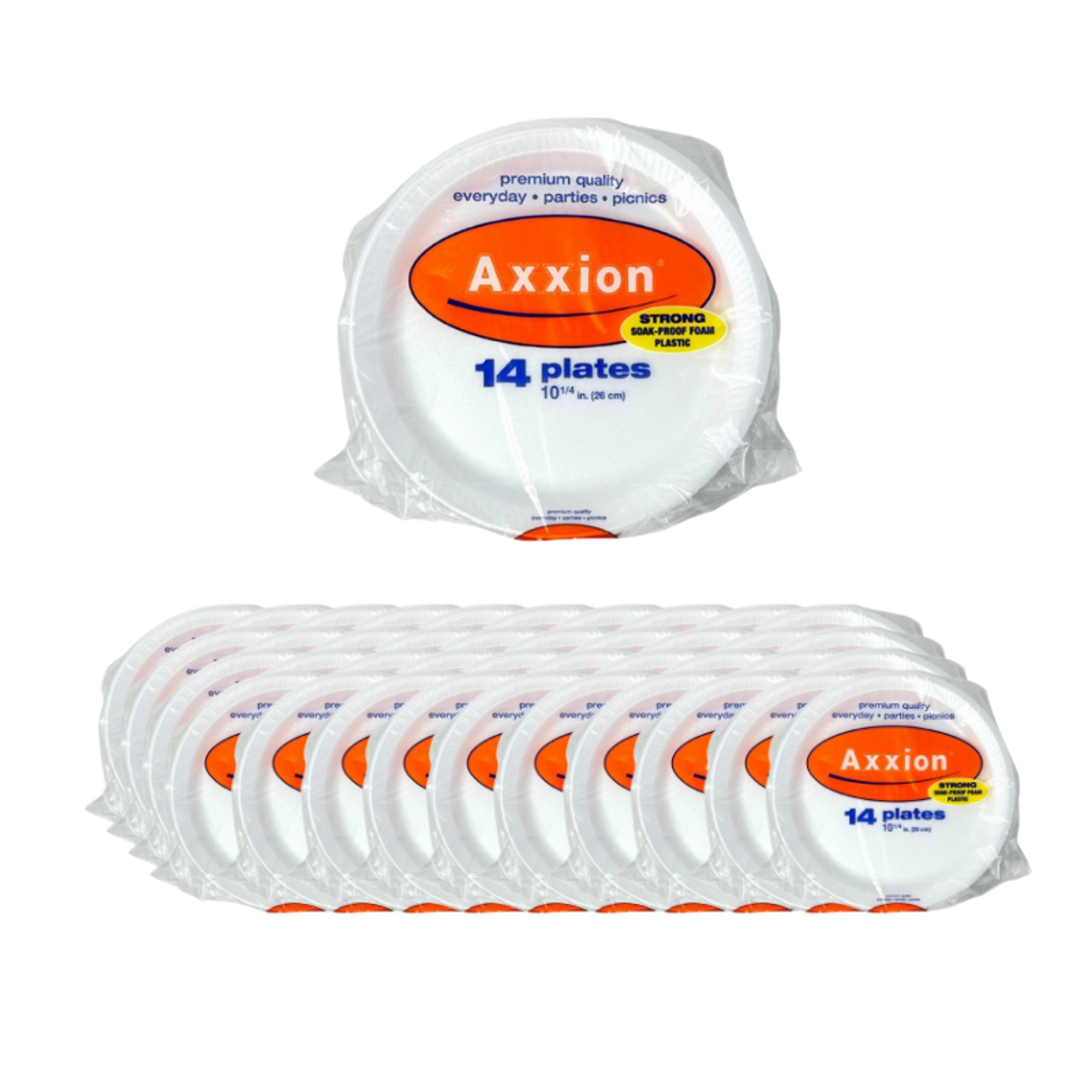 Axxion Foam Plates 14CT 48PK