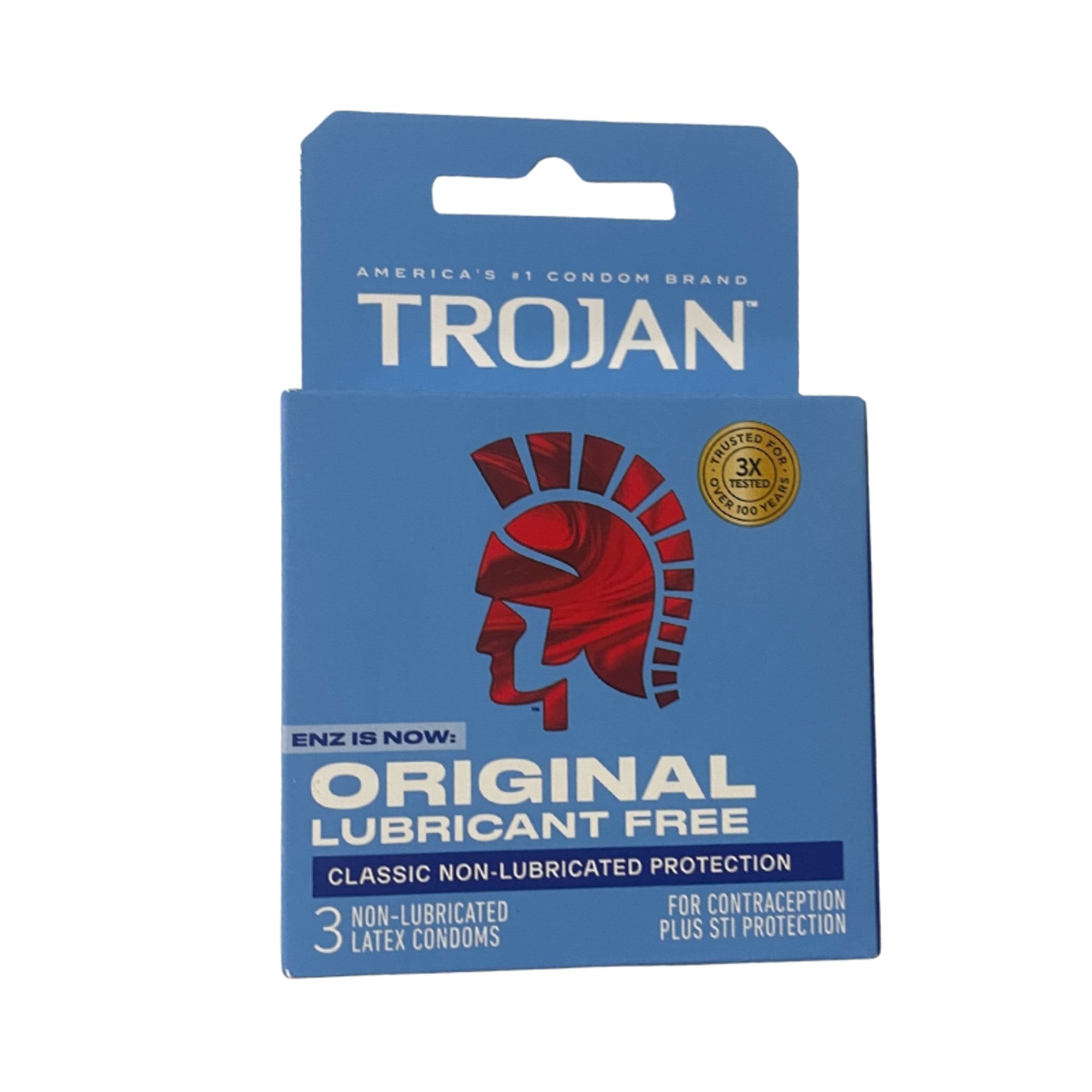 Trojan ENZ Non-Lubricated Condoms Red 6PK