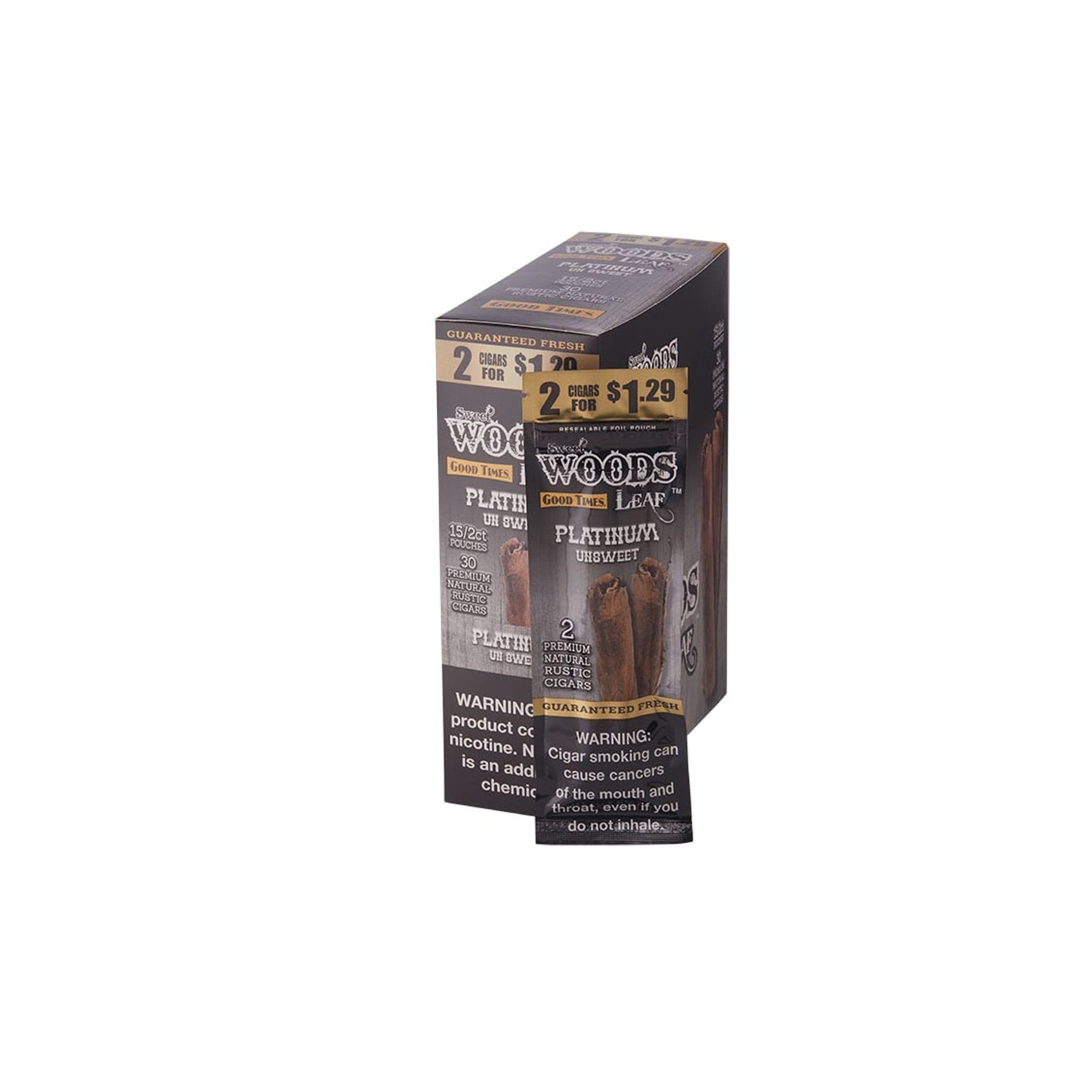 GOOD TIMES SWEET WOODS LEAF SV2 2 CT 15 PK PLATINUM