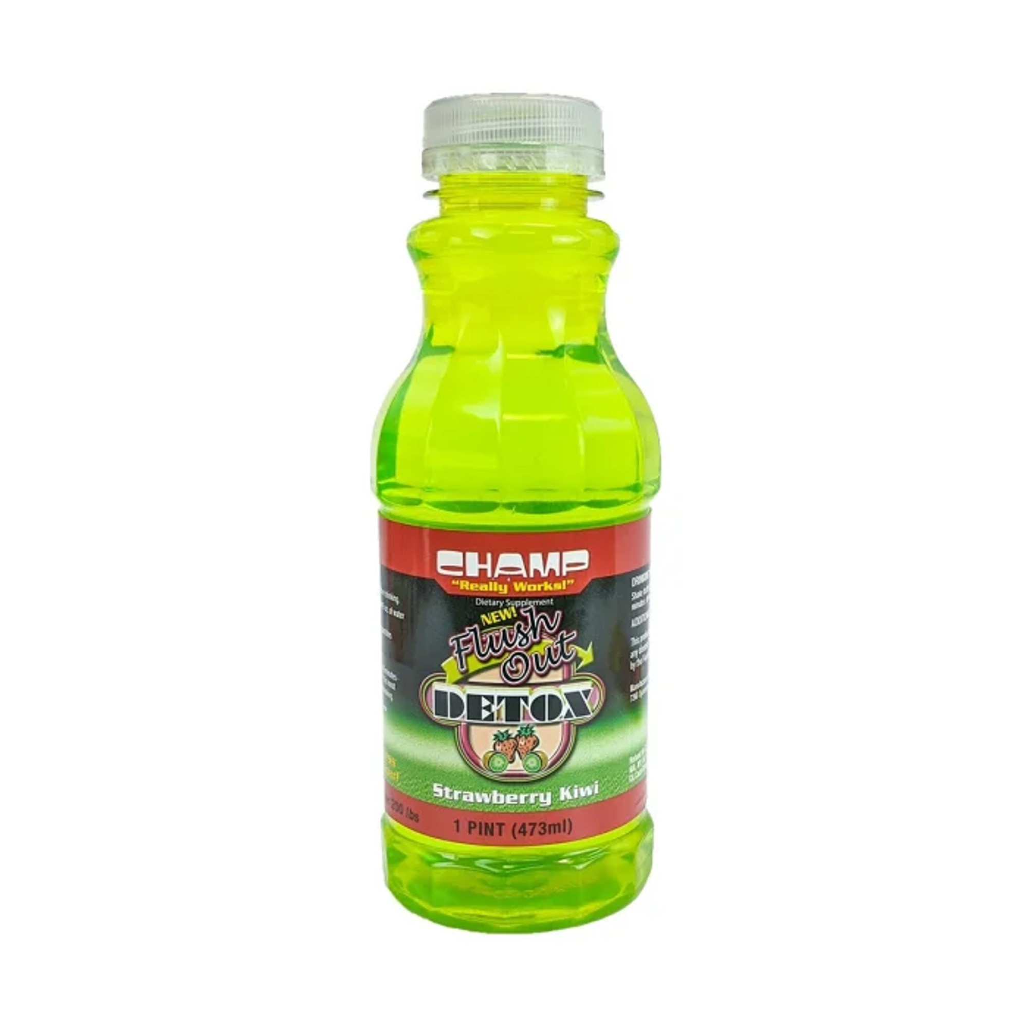 Champ Flush Out Detox Drink Strawberry Kiwi 1PT