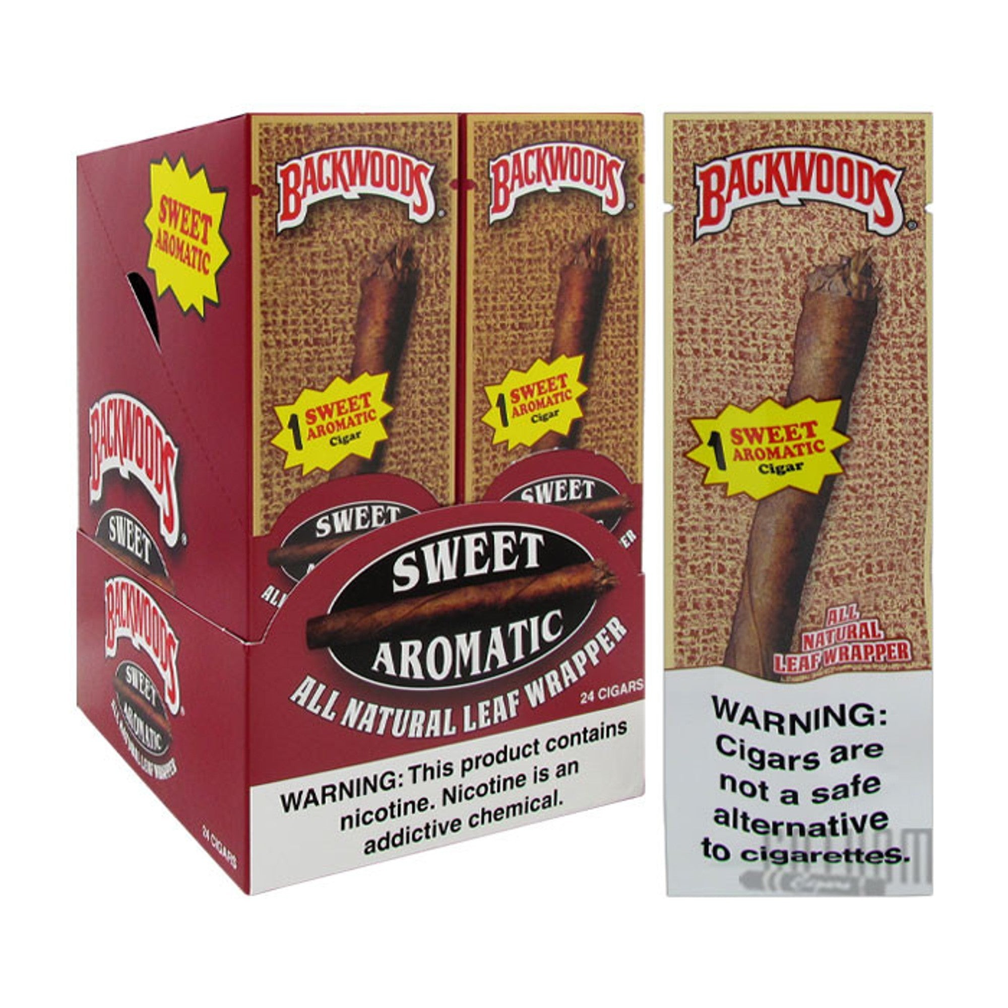 BACKWOODS SINGLE 24 CT SWEET AROMATIC