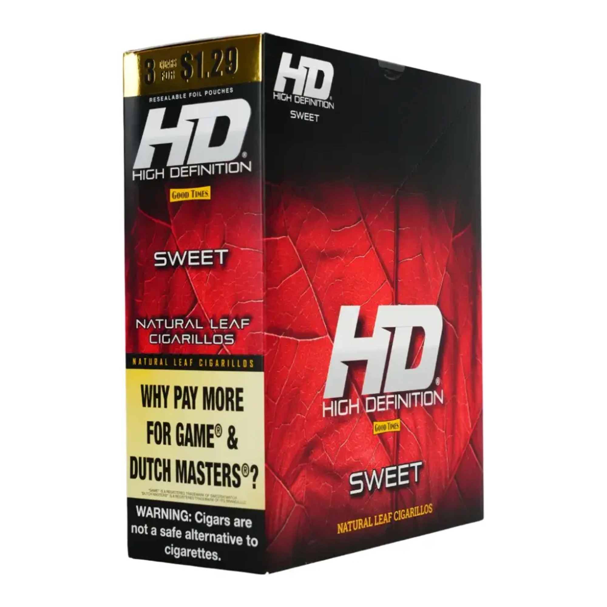 GOOD TIMES HD SWEET RED $1.29 3 CT 15 PK