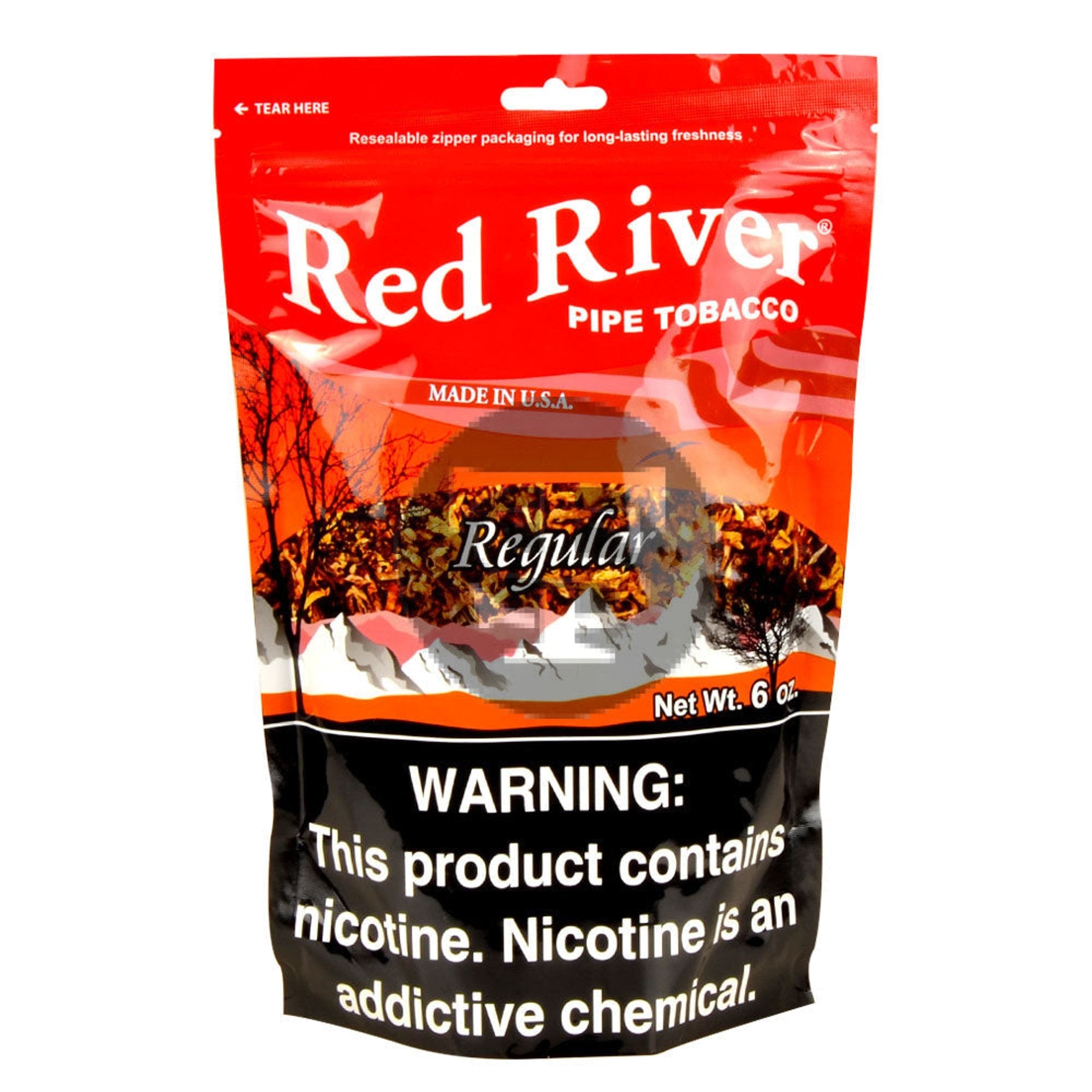 RED RIVER PIPE TOBACCO 6 OZ REGULAR