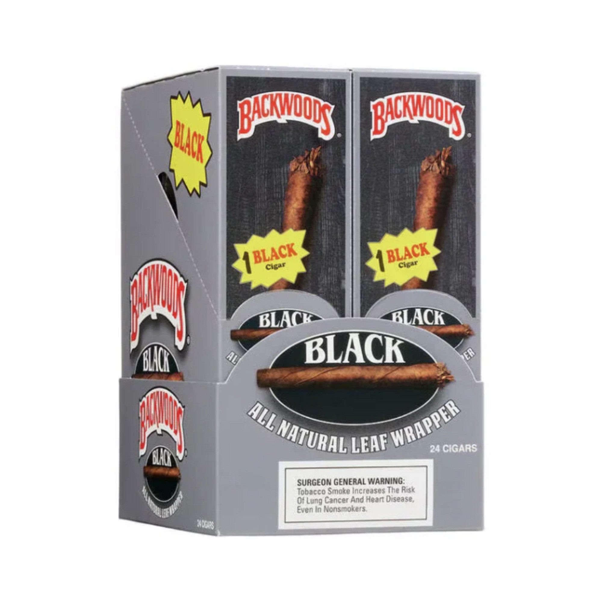BACKWOODS SINGLE 24 CT BLACK
