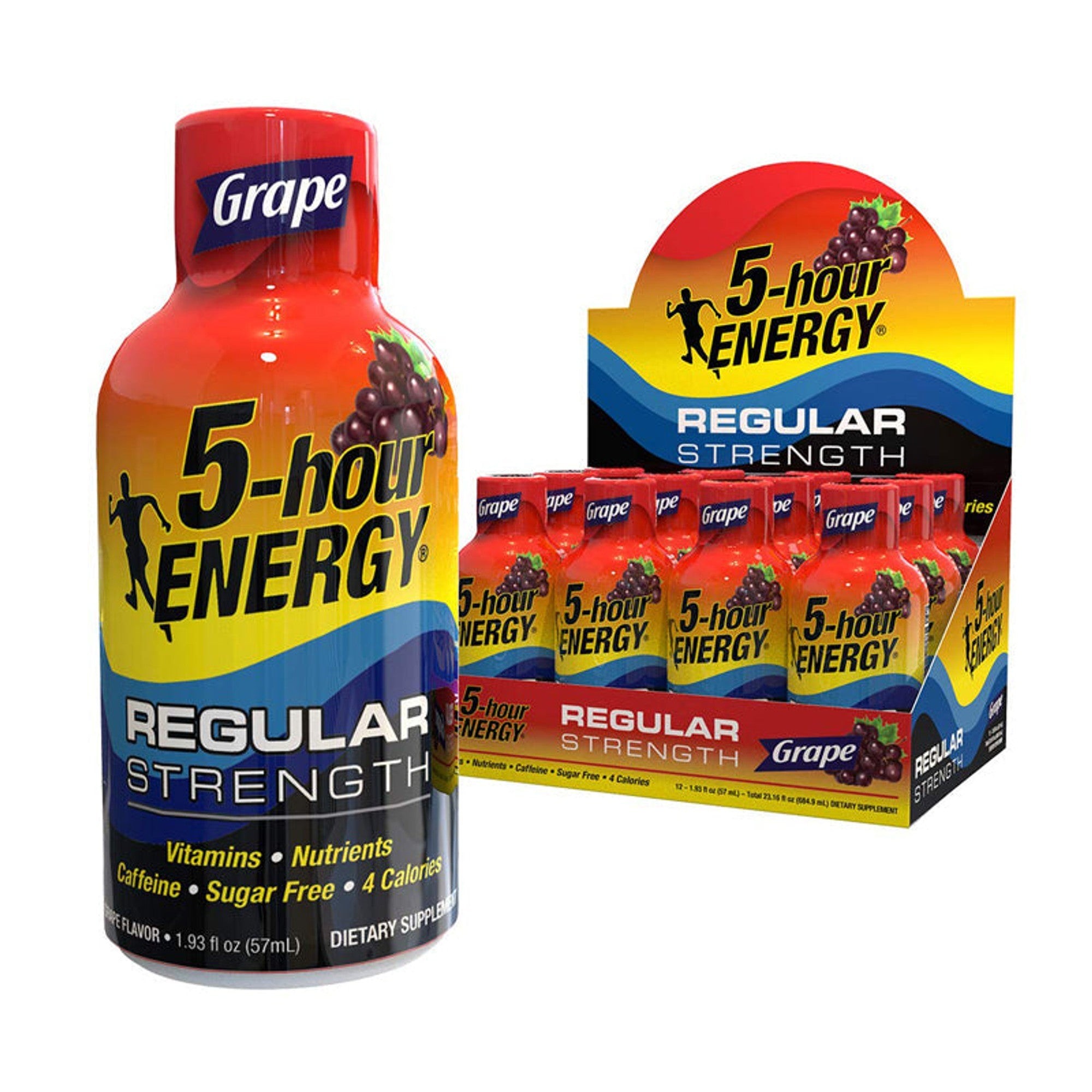 5 Hour Energy Regular Strength 12 CT Grape