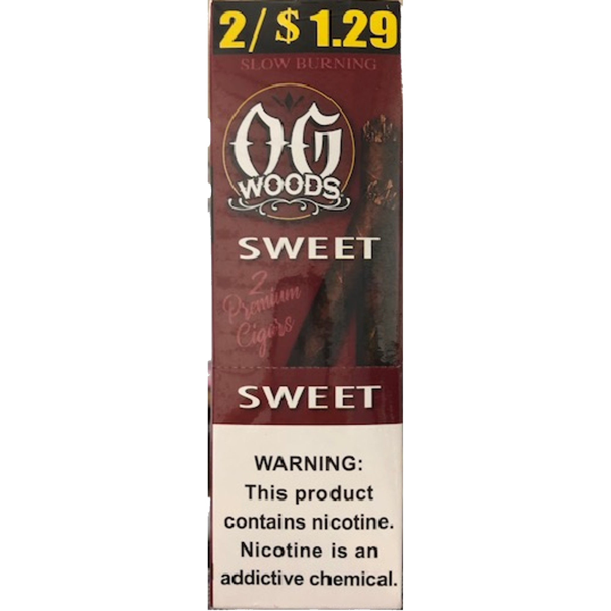 OG Woods $1.29 2 CT 15 PK Sweet