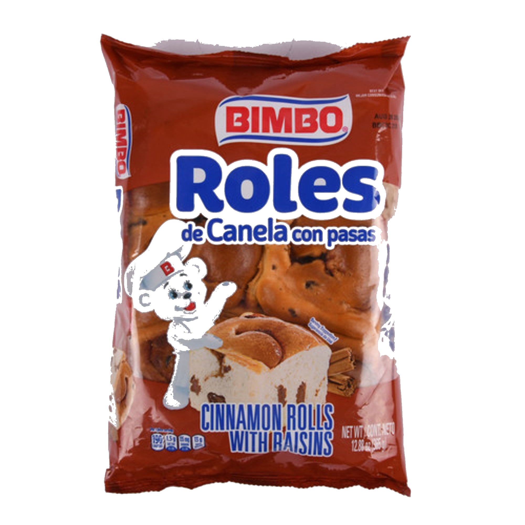 BIMBO ROLES DE CANELA CON PASA