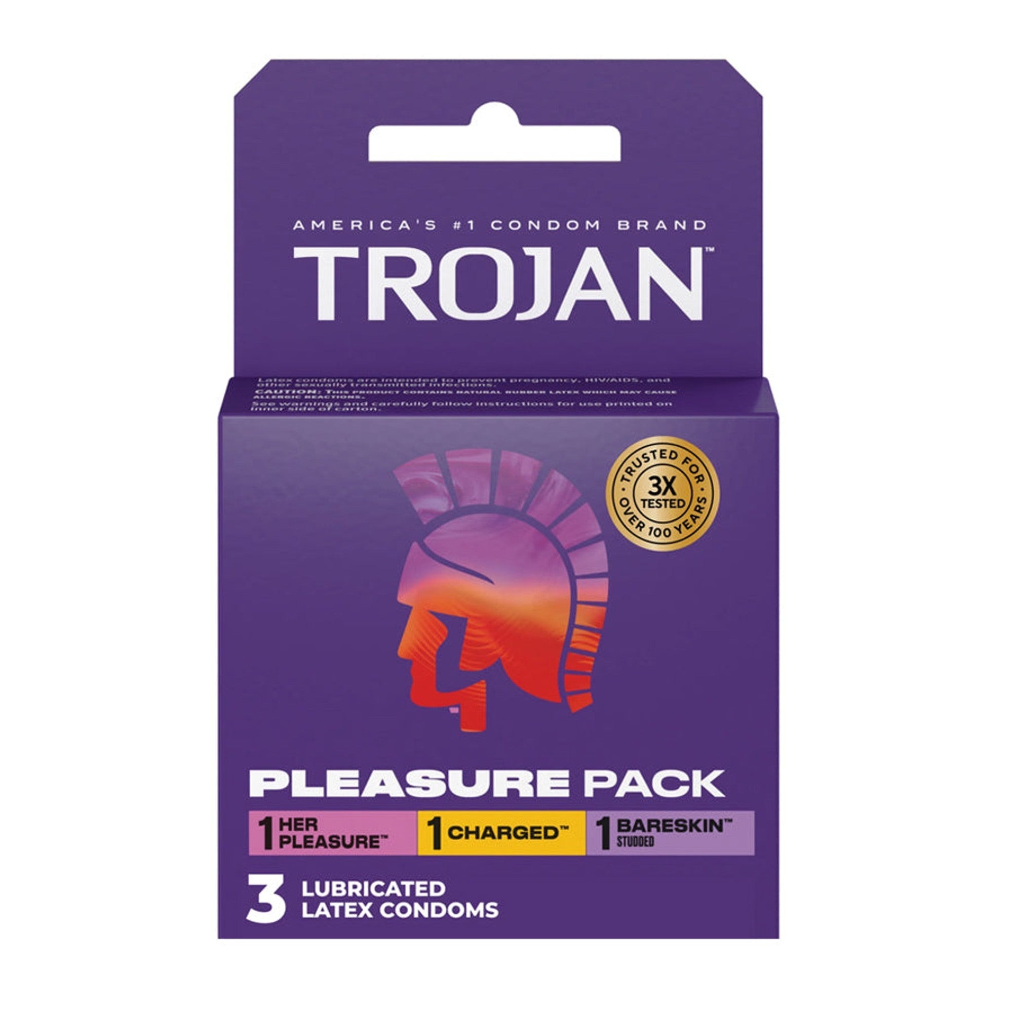 Trojan Pleasure Pack Condoms 6PK