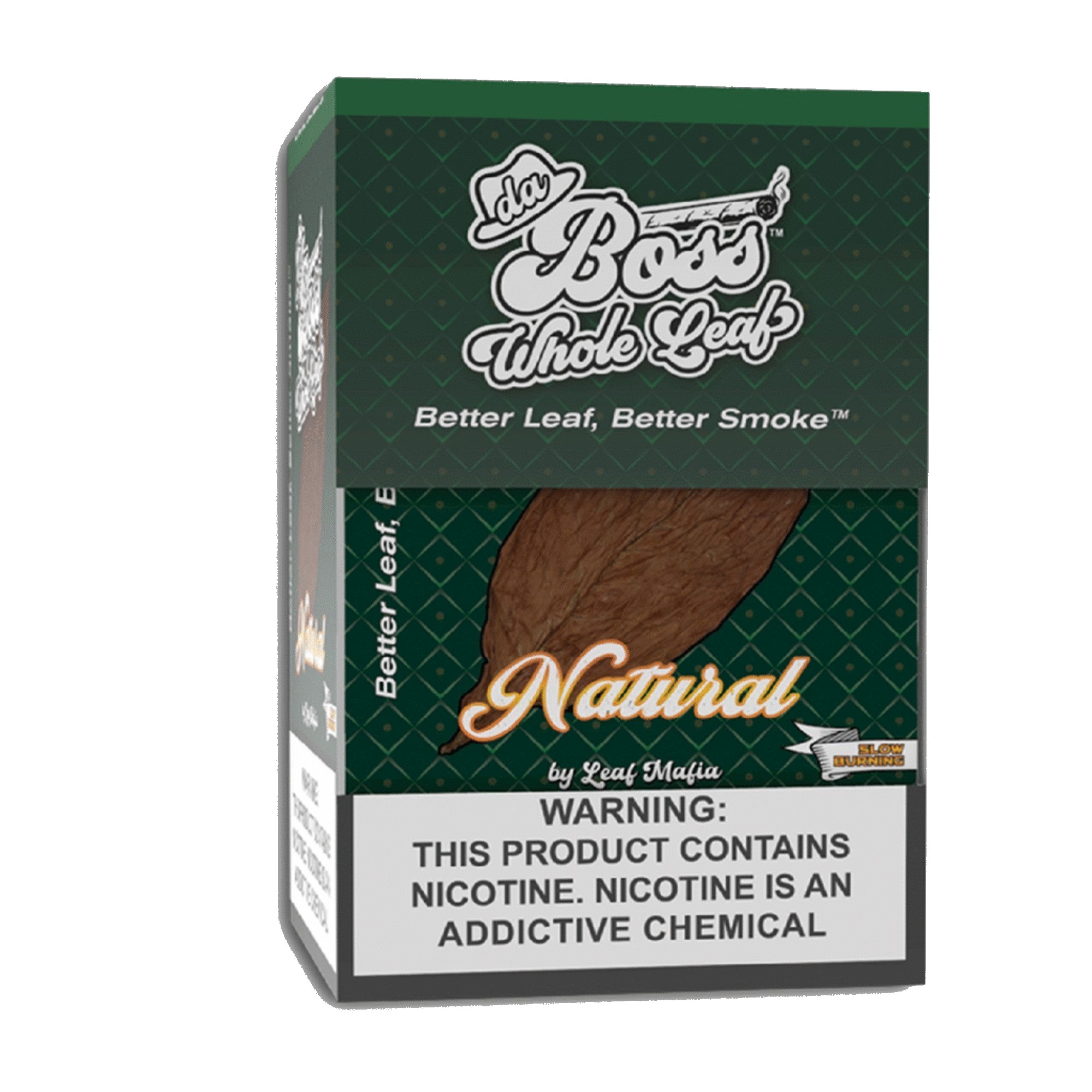 DA BOSS LEAF 10 CT NATURAL WHOLE LEAF
