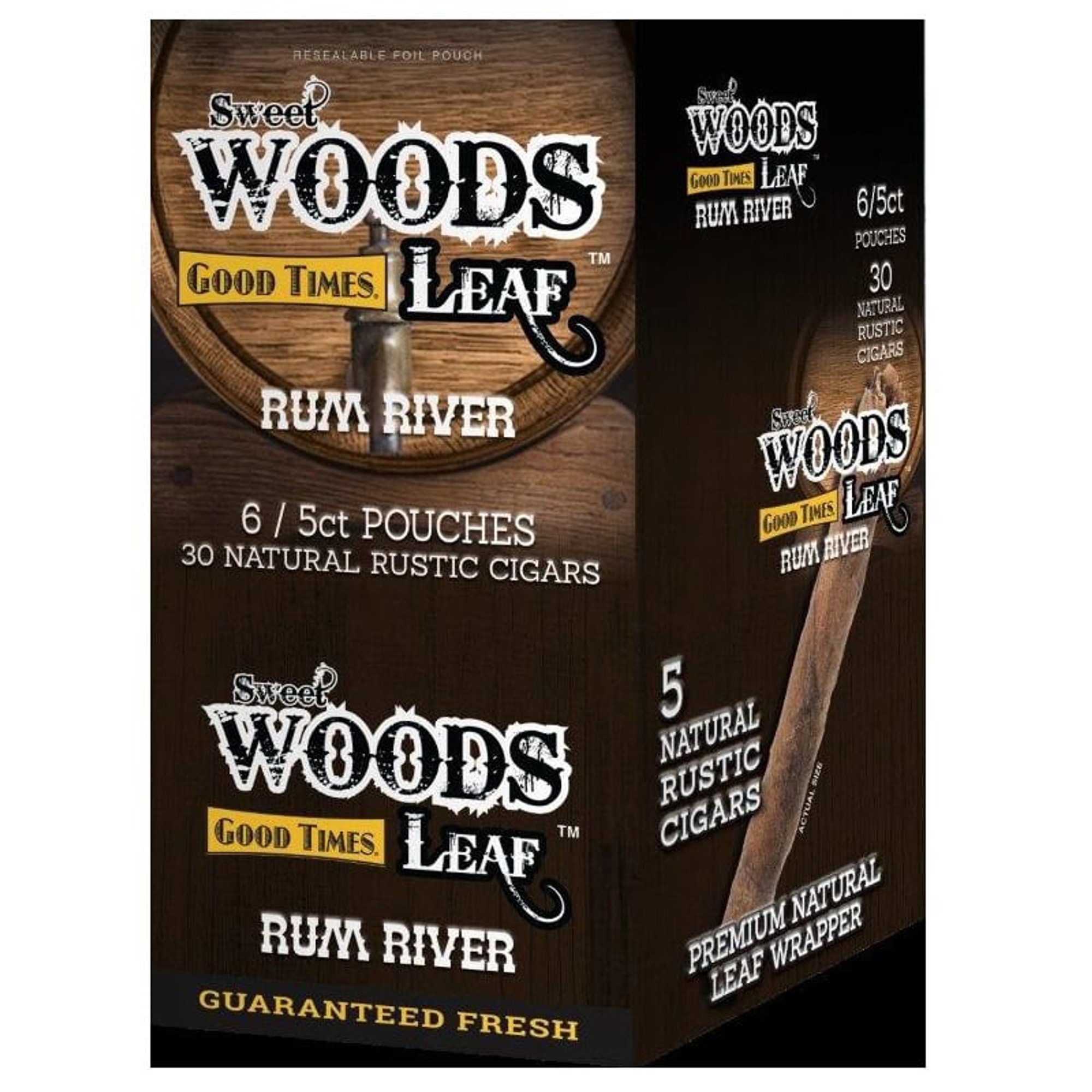 GOOD TIMES WOODS LEAF 5 PK 6 CT RUM RIVER