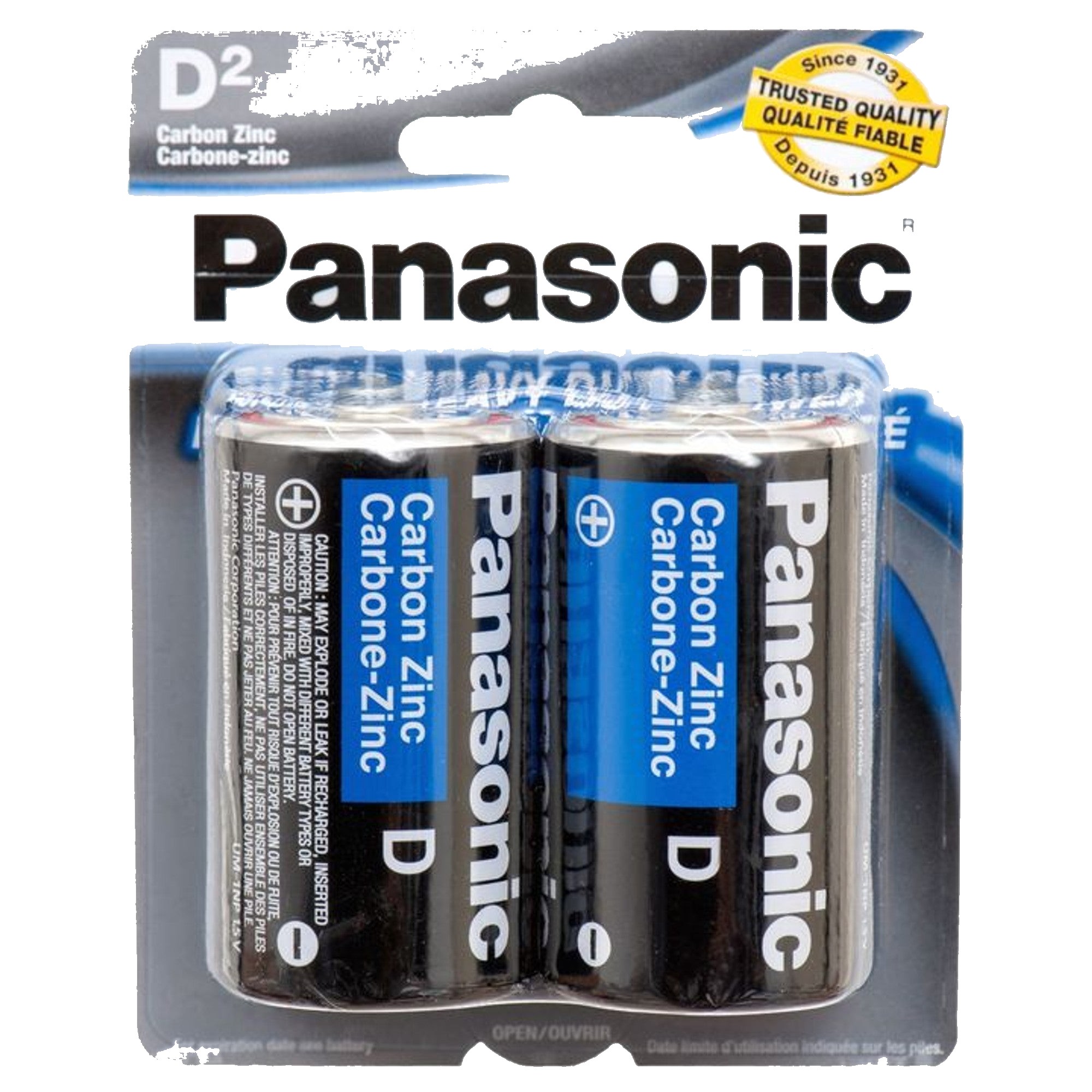 Panasonic D Batteries 2 CT 12 PK