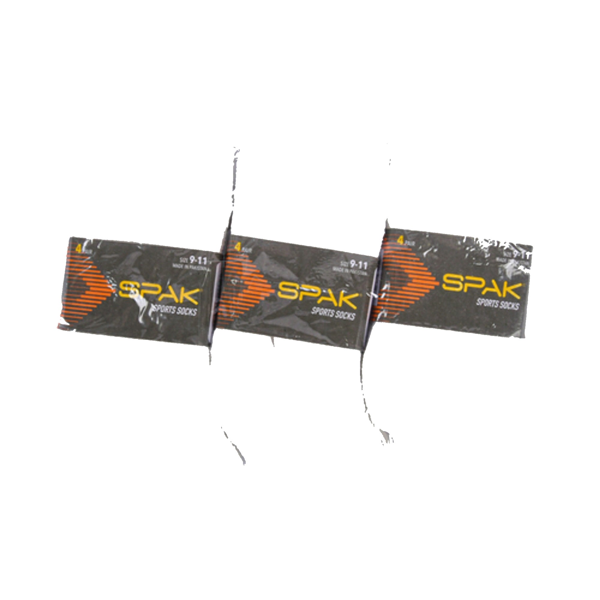 Spak Sports Socks White 12CT