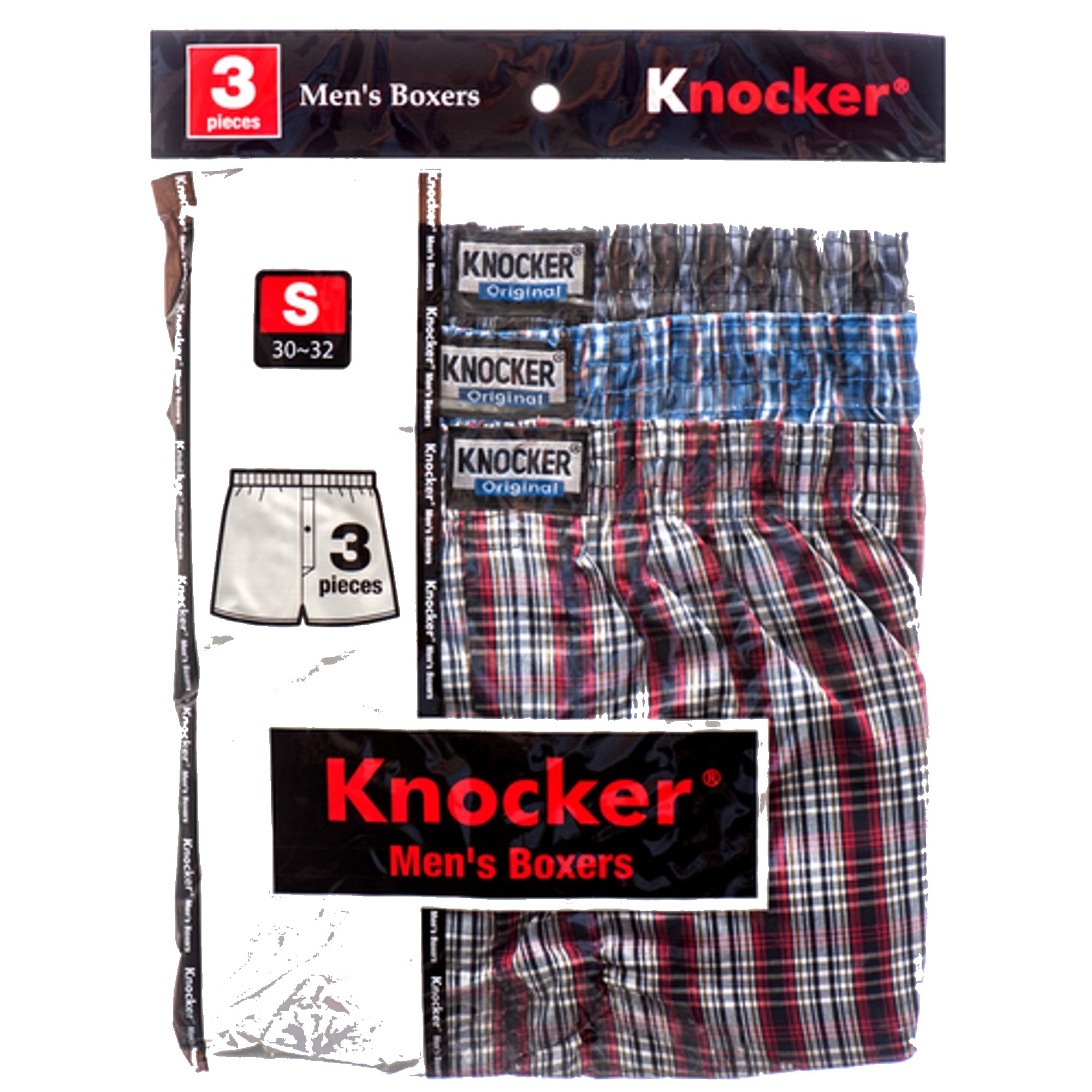Knocker Boxers Small 3PK