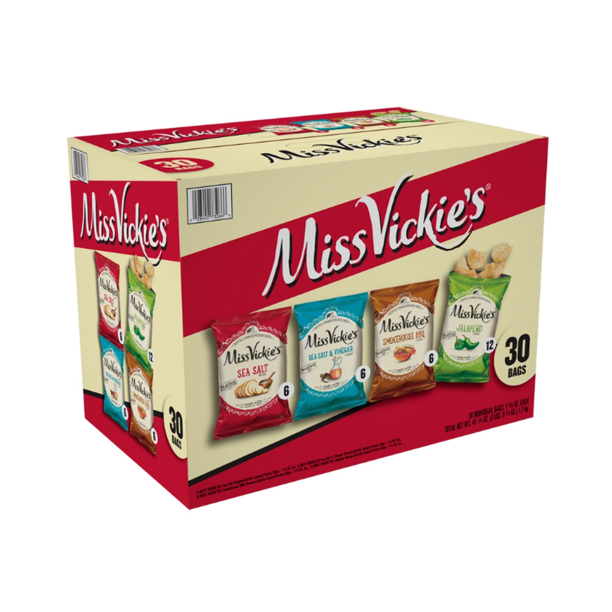 Miss Vickie's Variety Pack 1.375OZ 30PK