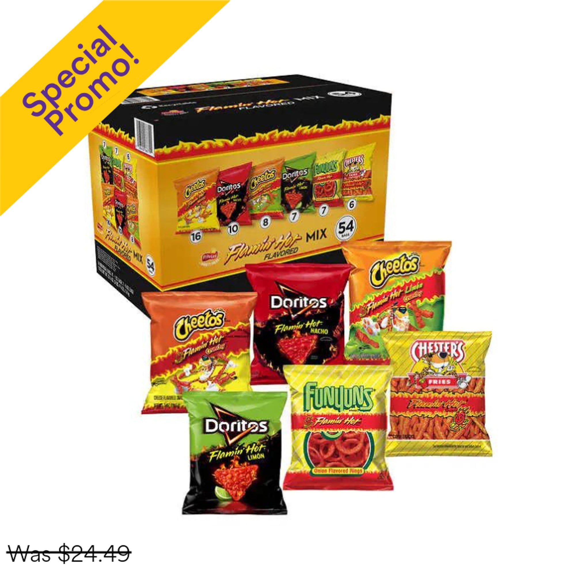 Frito-Lay Flamin' Hot Mix 54CT