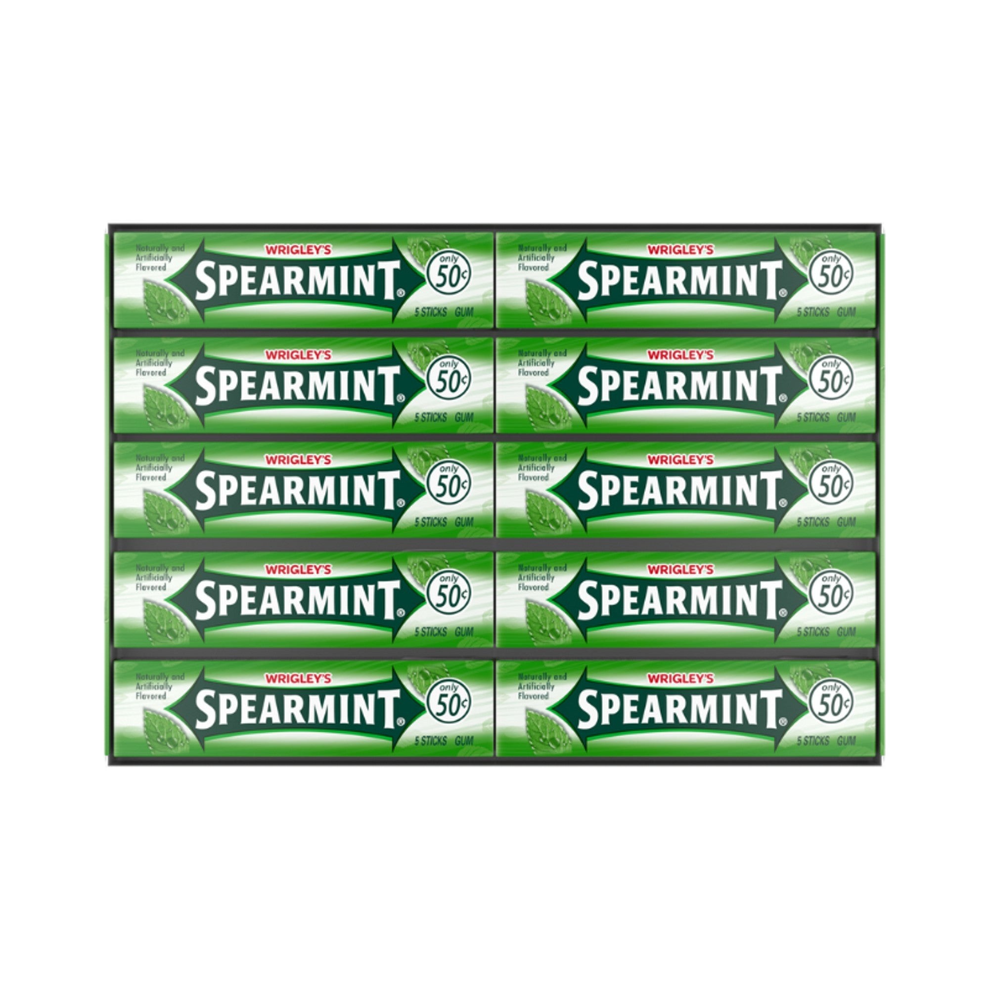 Wrigley's Spearmint Gum 5CT 40PK