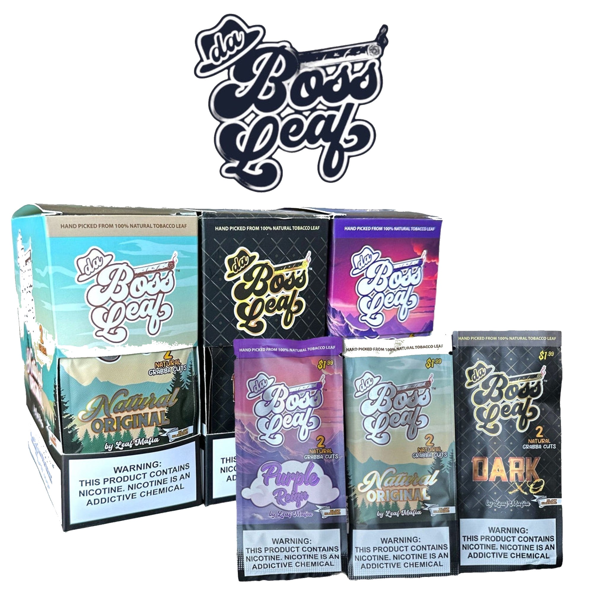 DA BOSS LEAF CRUSH 8 CT 1DARK XO GRABBA CUT