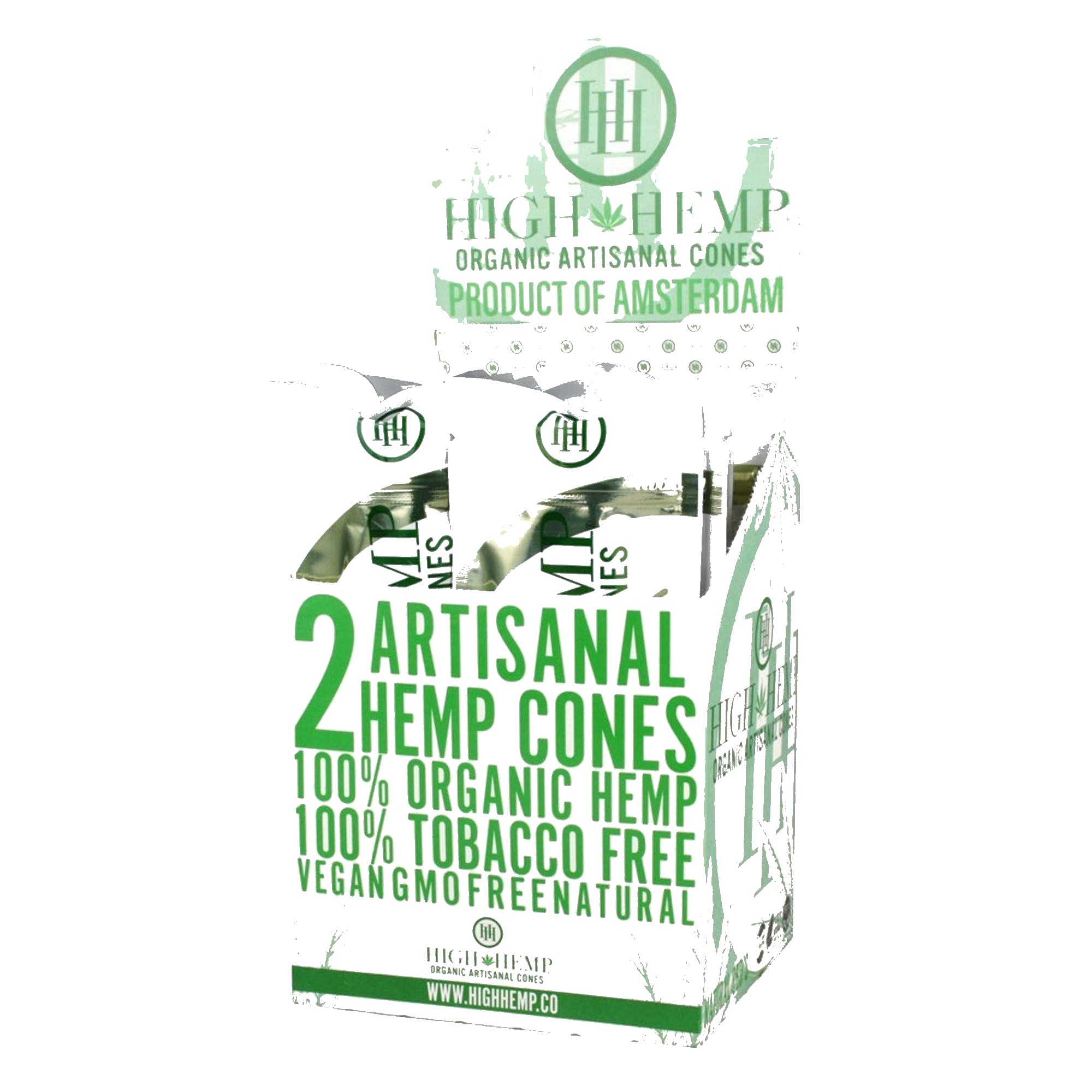 HIGH HEMP CONES 2 CT 15 PK 1ORIGINAL
