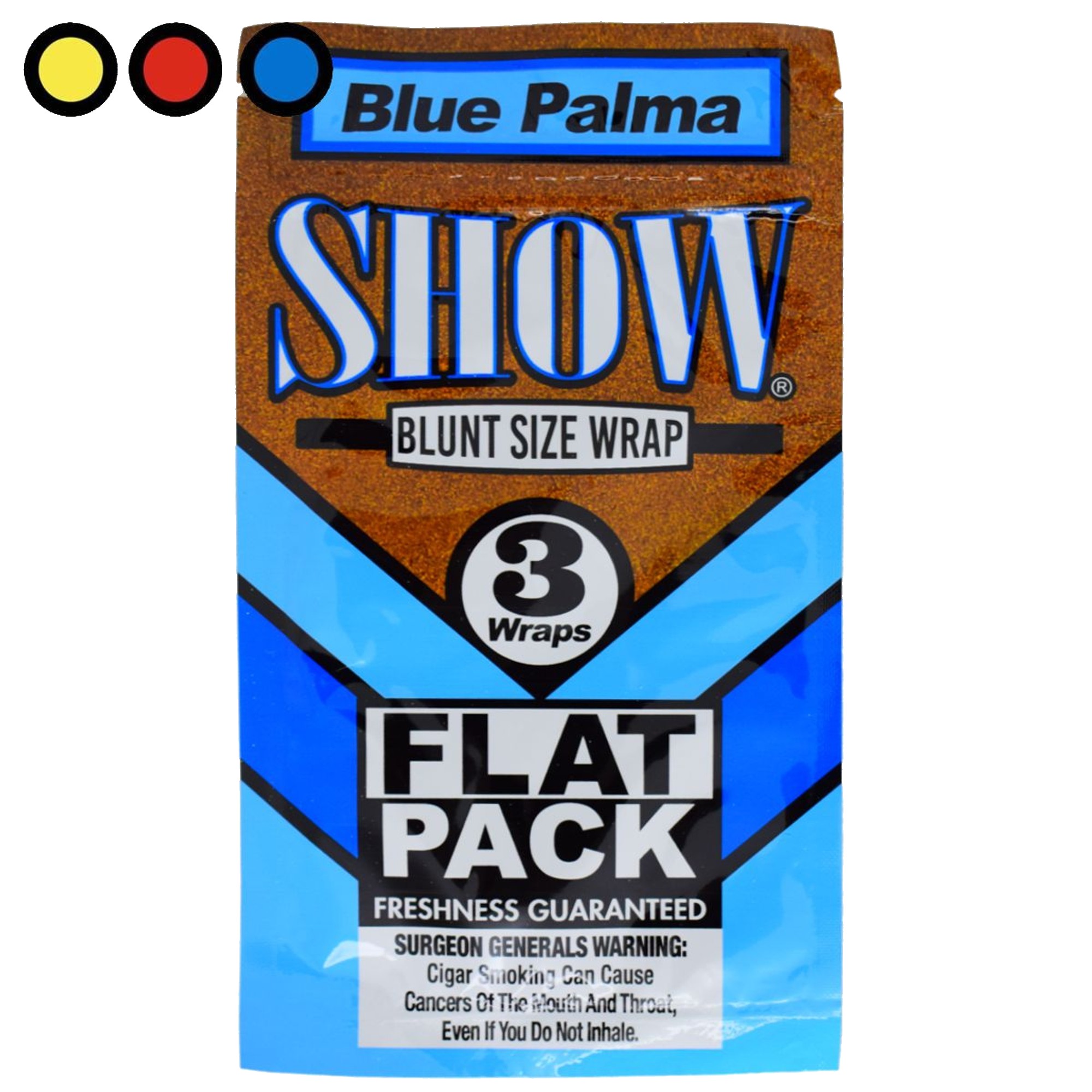 Show Blunt Blue Palma Flat Pack X 3