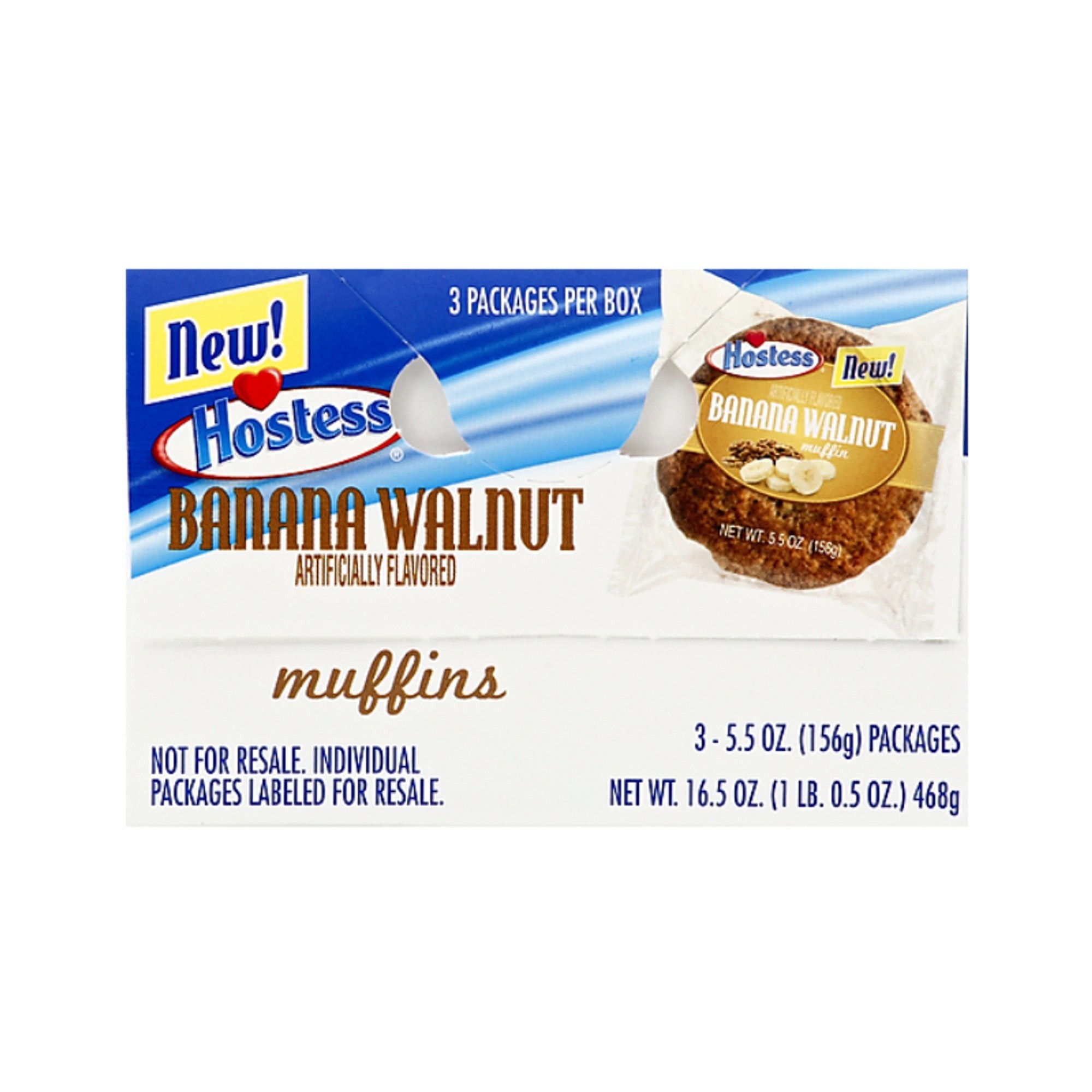 Hostess Mega Muffin Chocolate 5OZ 3CT
