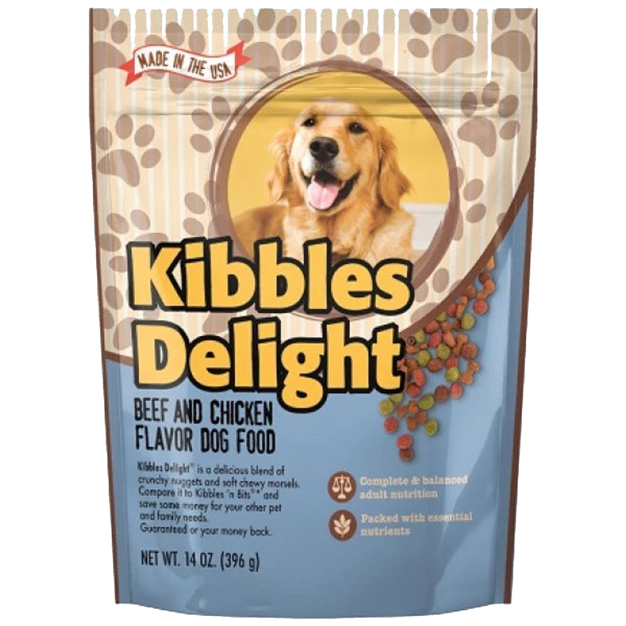Kibbles 'n Bits Delight Dog Food 14OZ