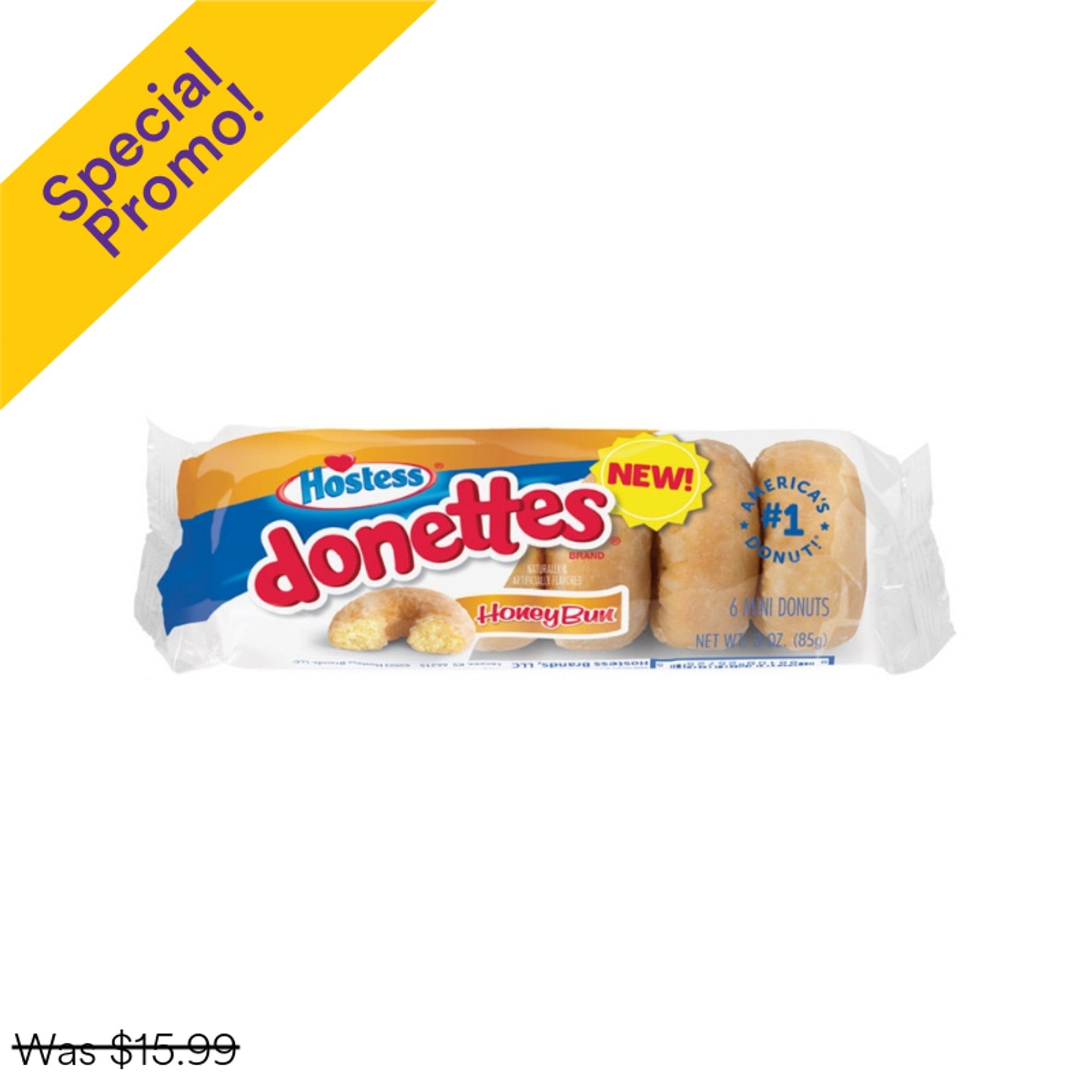 Hostess Honey Bun Donettes 10CT