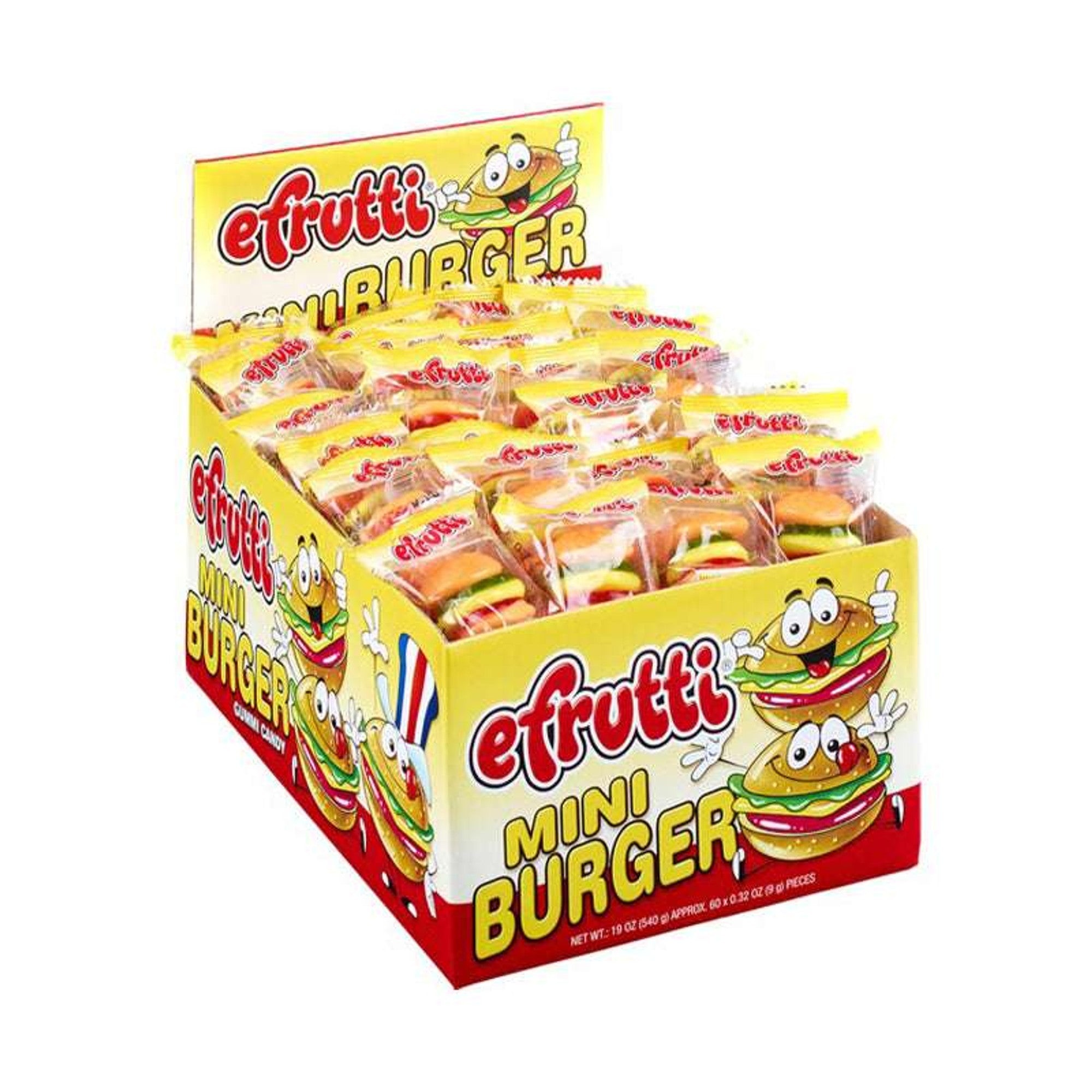 eFrutti Mini Burger Gummi Candy