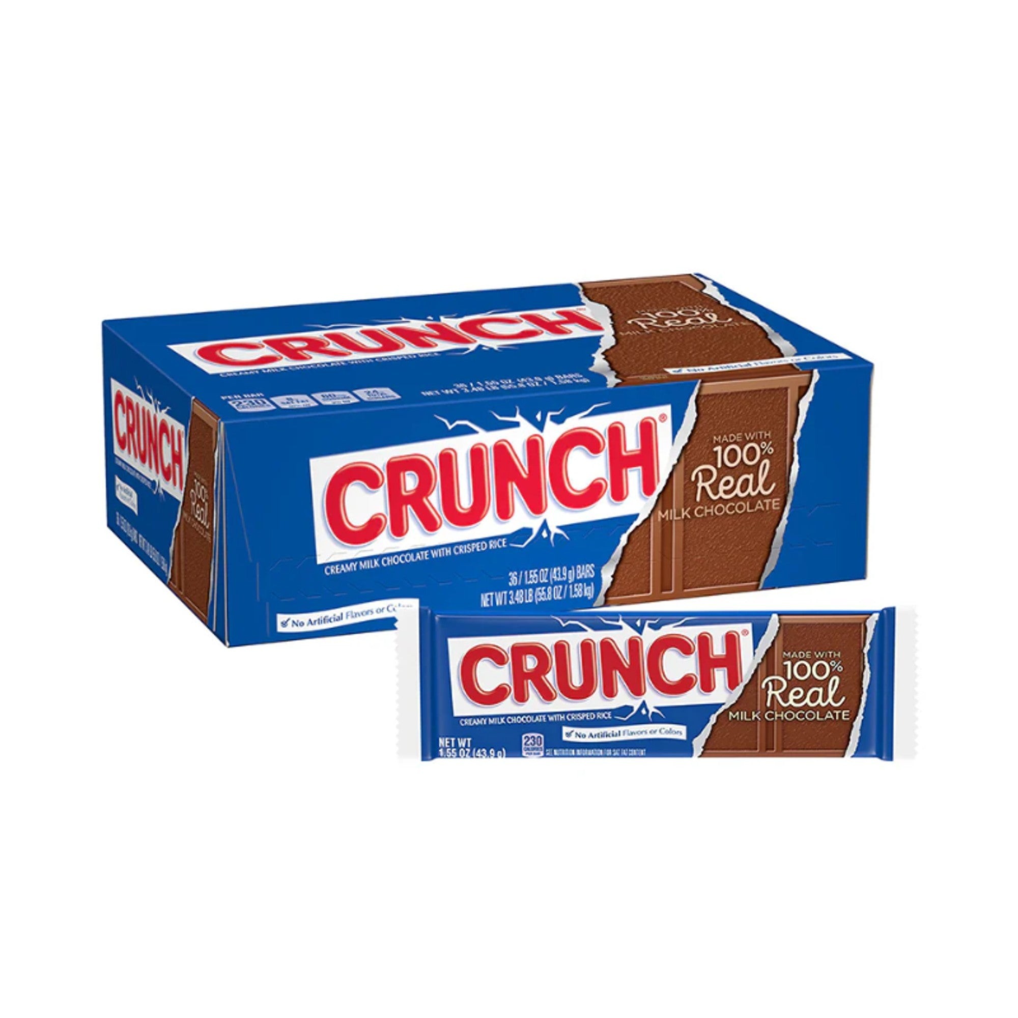 Crunch Milk Chocolate 1.55OZ 36CT