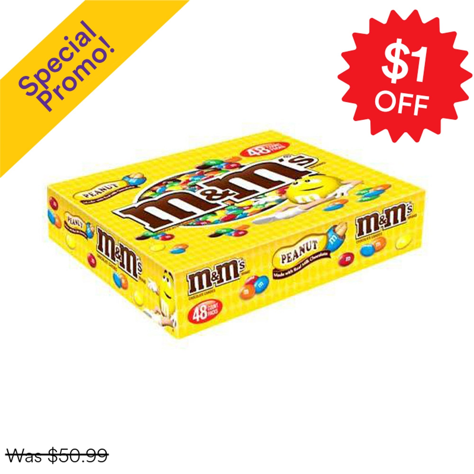 M&M's Peanut 48CT