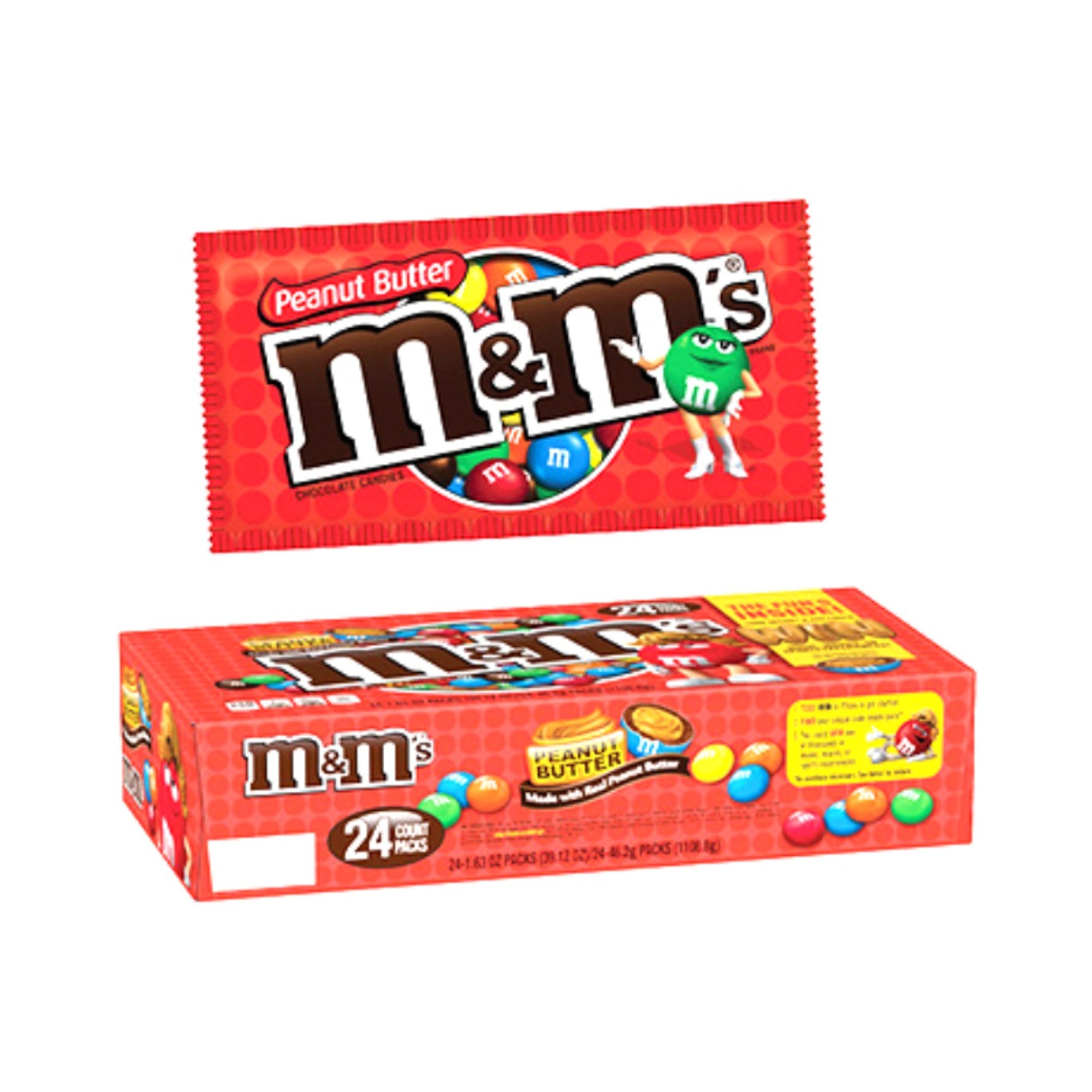 M&M's Peanut Butter 1.63OZ 24CT
